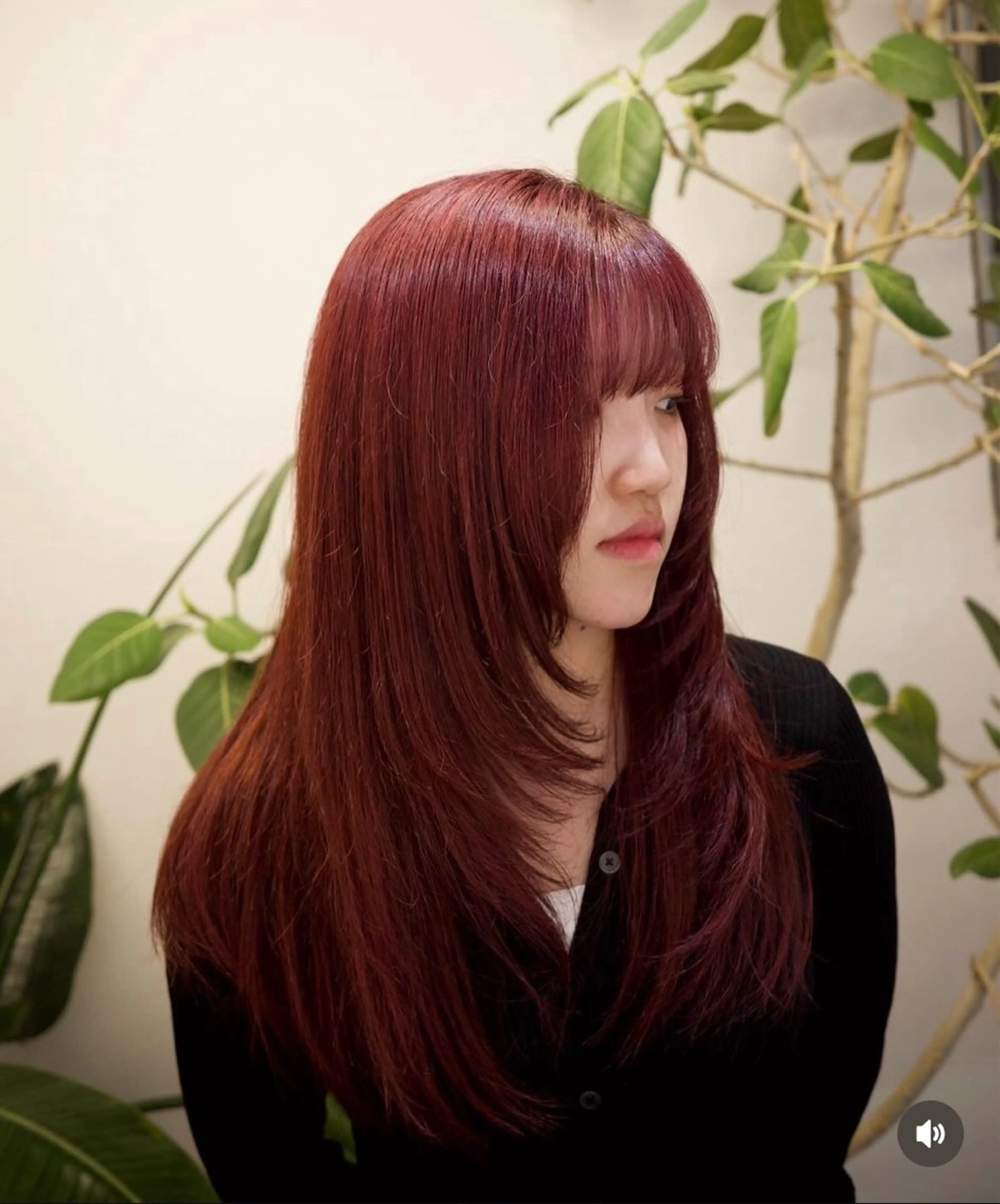 ロング カラー いちかわ ことねのヘアスタイル