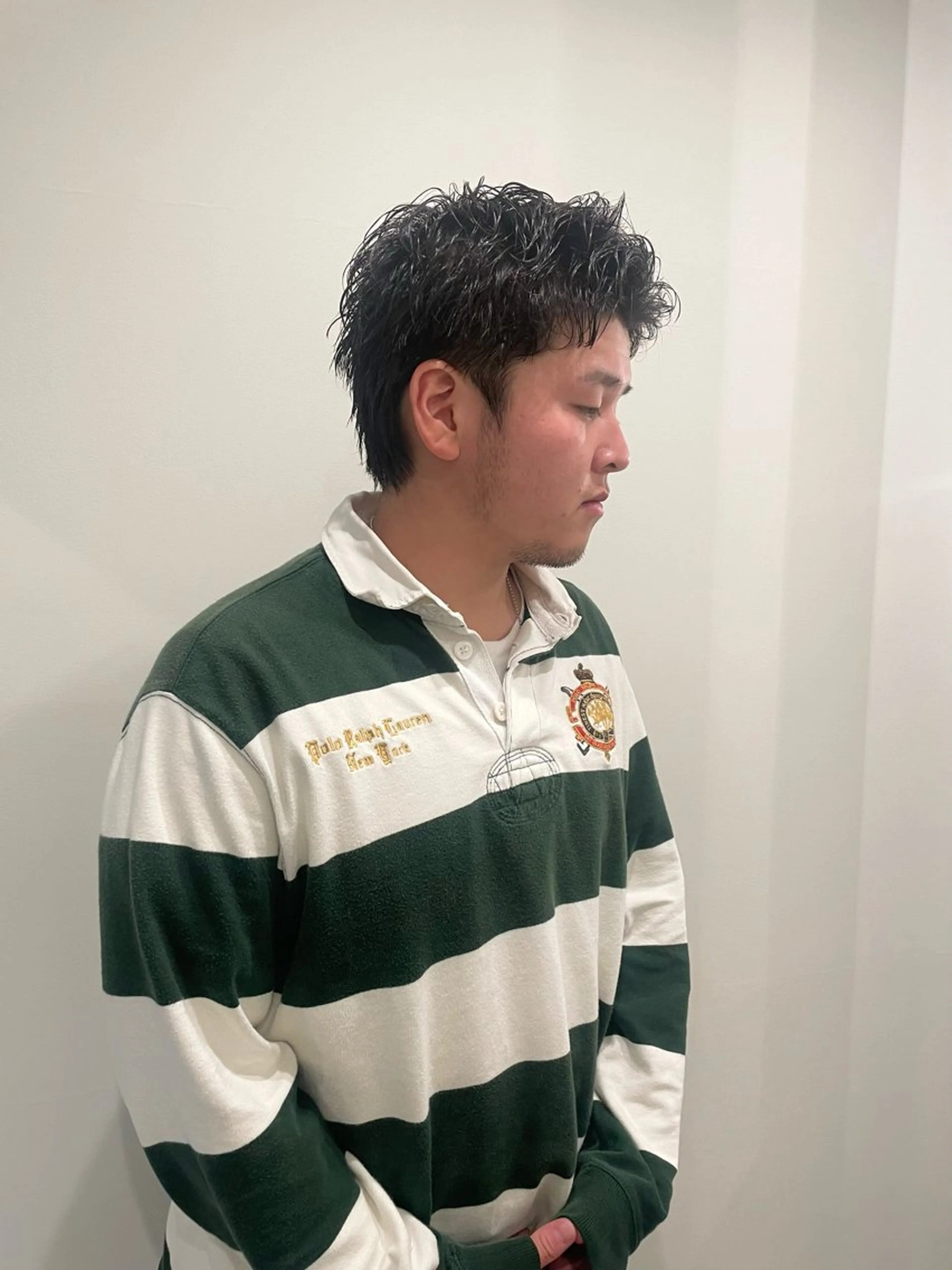 メンズ メンズパーマ 渋谷 留菜のヘアスタイル