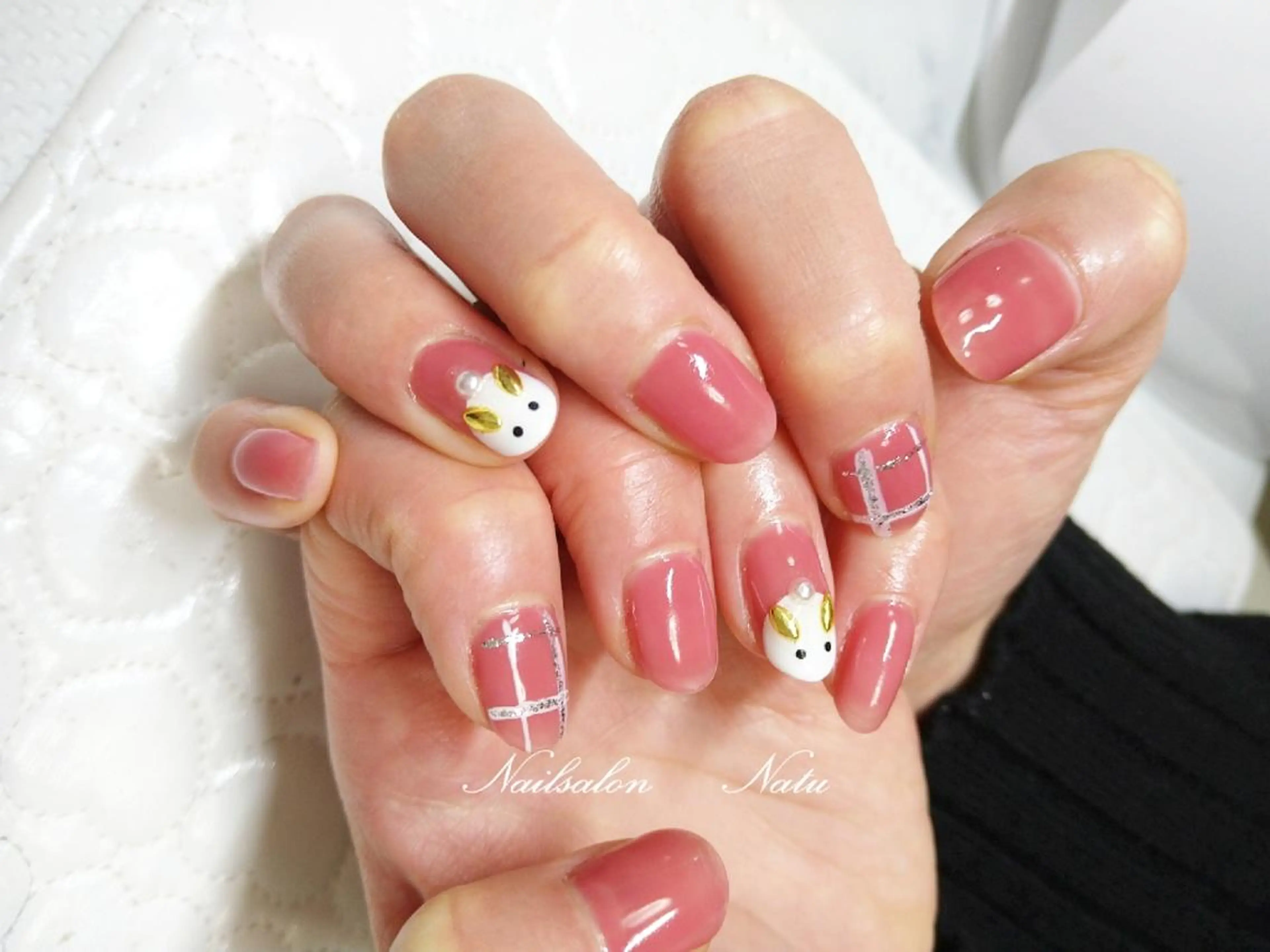 ネイル アートネイル ワンカラーネイル nailsalon　 Natuのネイルデザイン