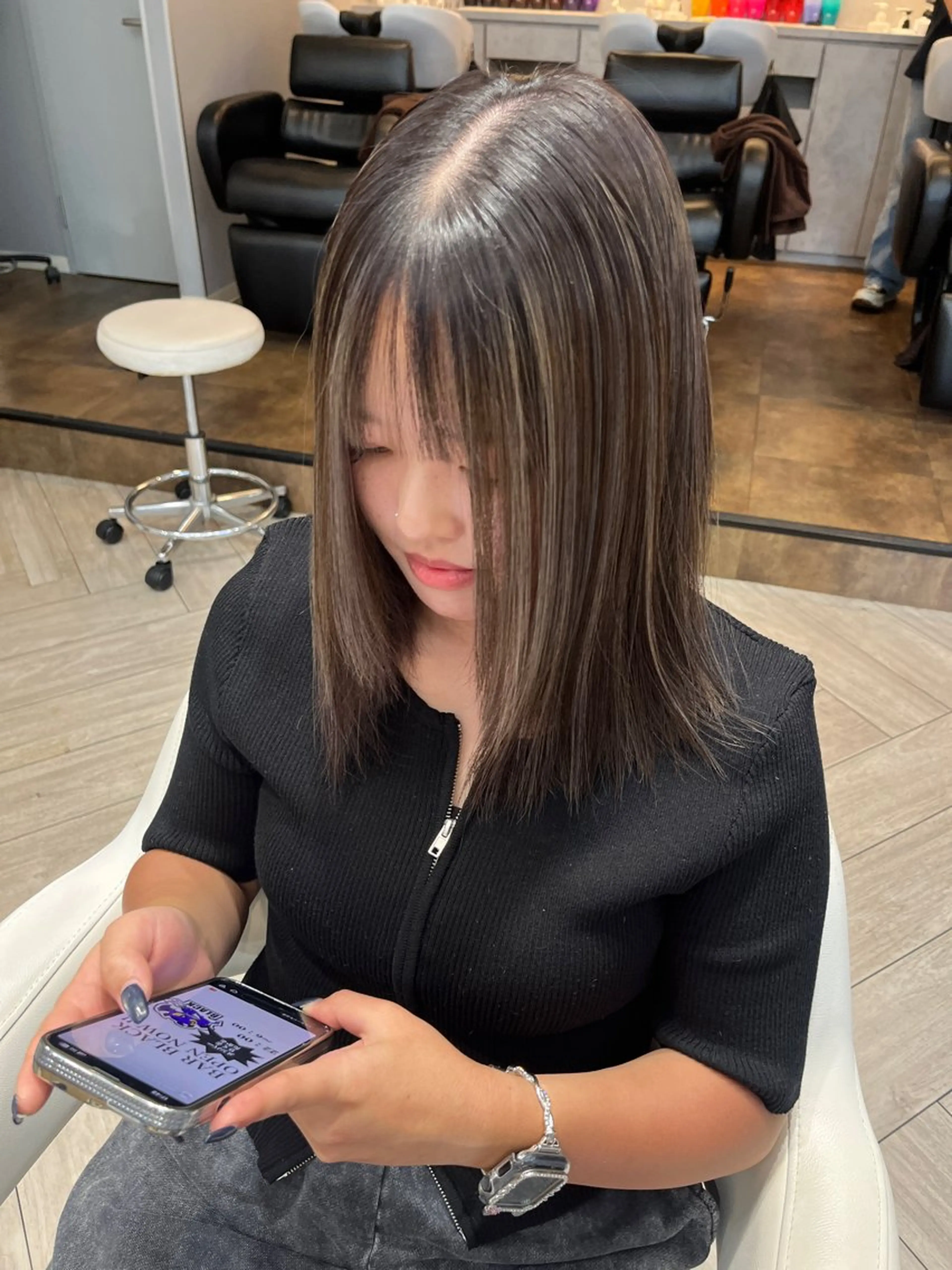 ロング ヘアカラー トリートメント AVANCE. chisatoのヘアスタイル