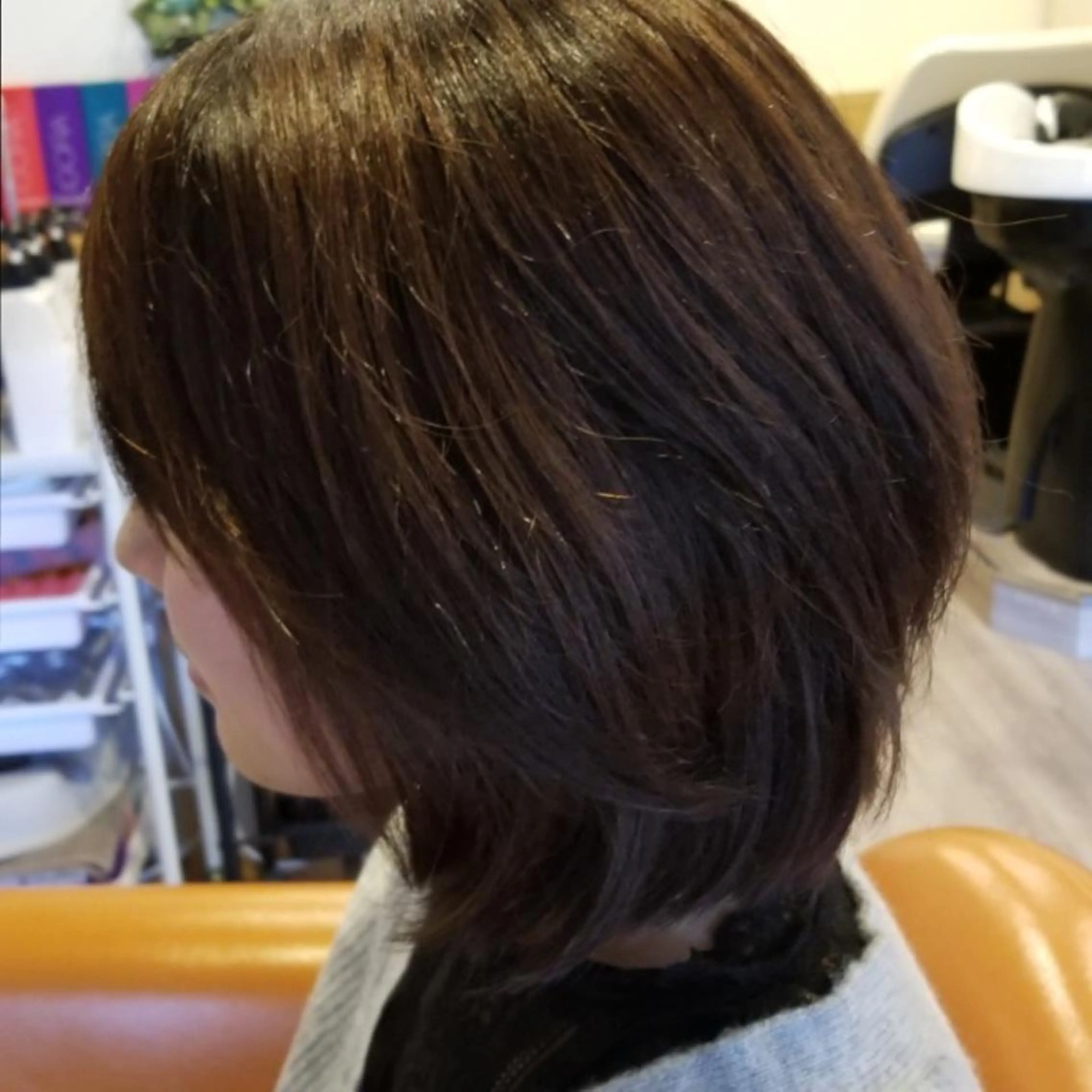 ショート カラー アディクシーカラー バレイヤージュ イルミナカラー 外国人風カラー レイヤーカット spa hair  ark 富井直美のヘアスタイル