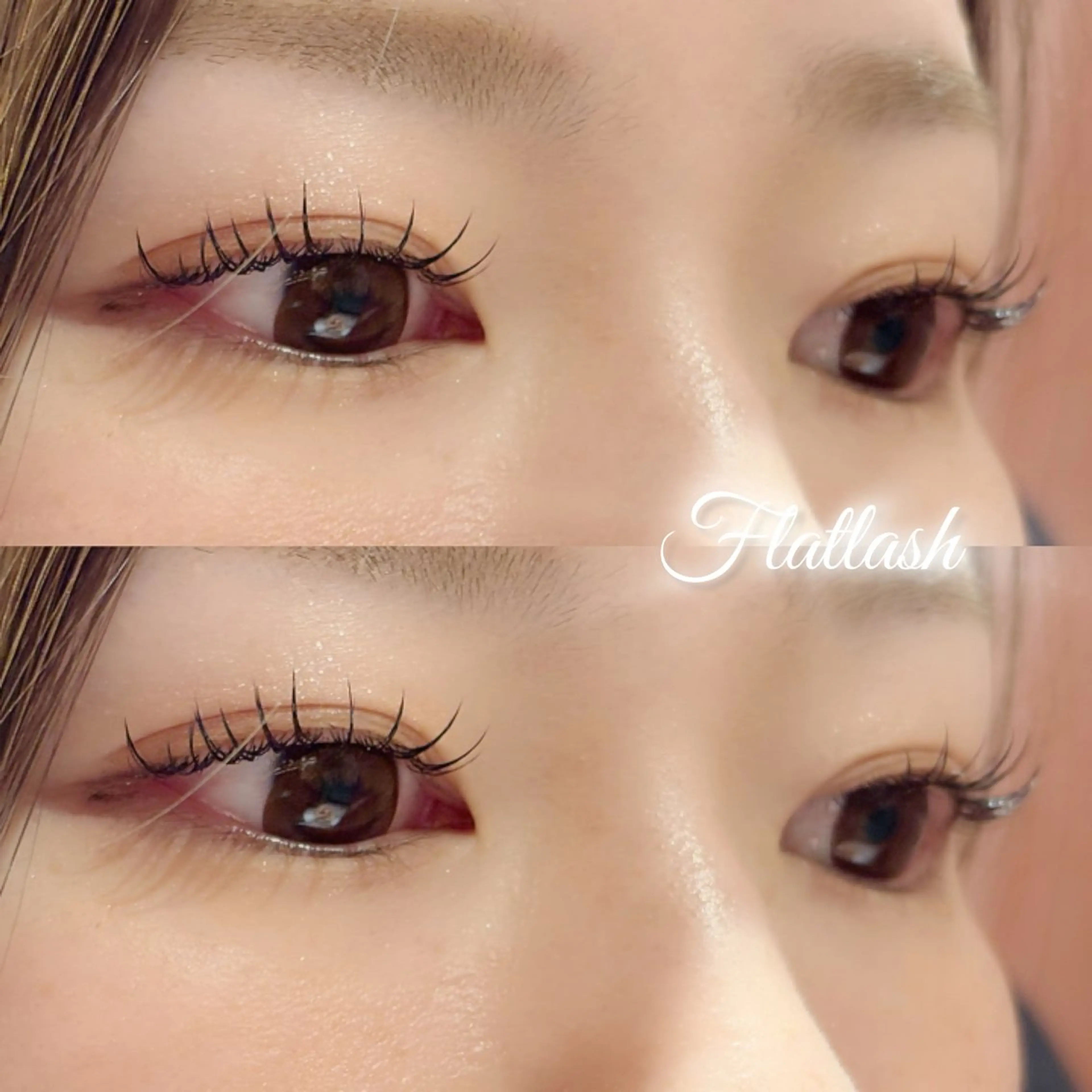 マツエク・マツパ 束感まつ毛 Dカール フラットラッシュ 韓国風マツエク ミンク FOXY LASH Nakamuraのマツエク・マツパデザイン