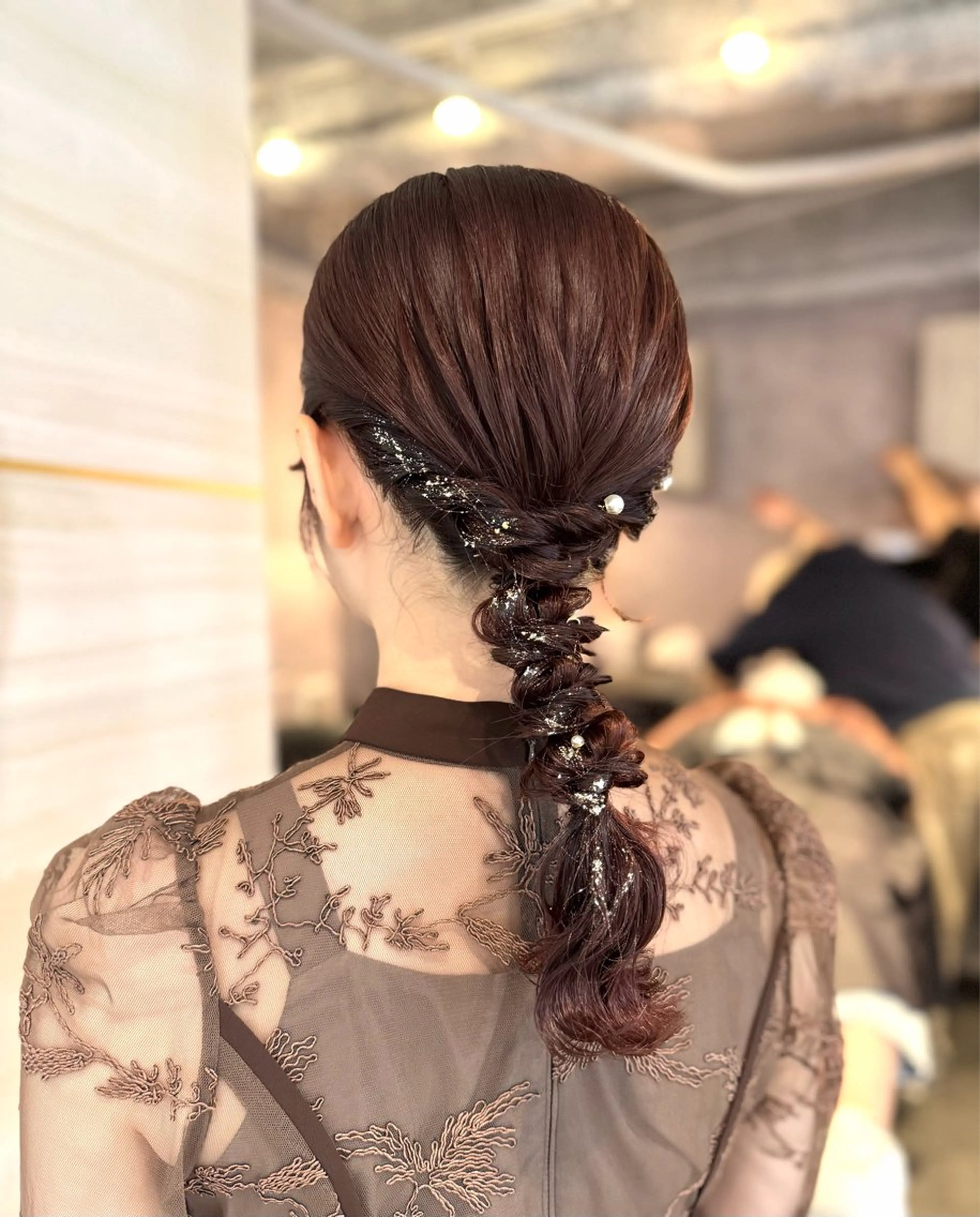 ロング ヘアアレンジ ヘアセット 🩶鈴木茉奈🩶艶髪 /透明感/暖色カラーのヘアスタイル