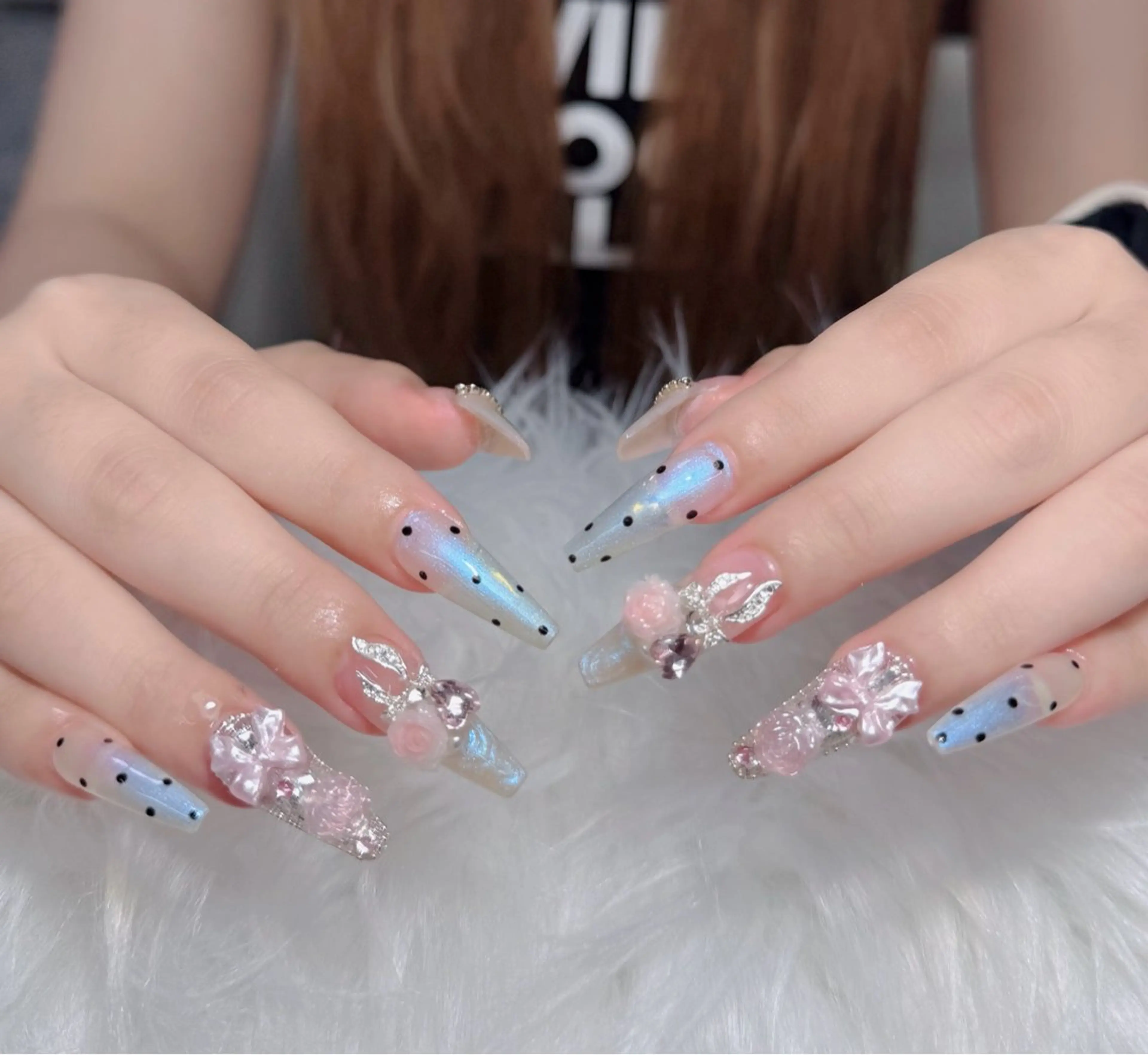 ネイル アートネイル 韓国ネイル 持ち込み ワンホンネイル ハンドネイル Lenie Nail Salonのネイルデザイン