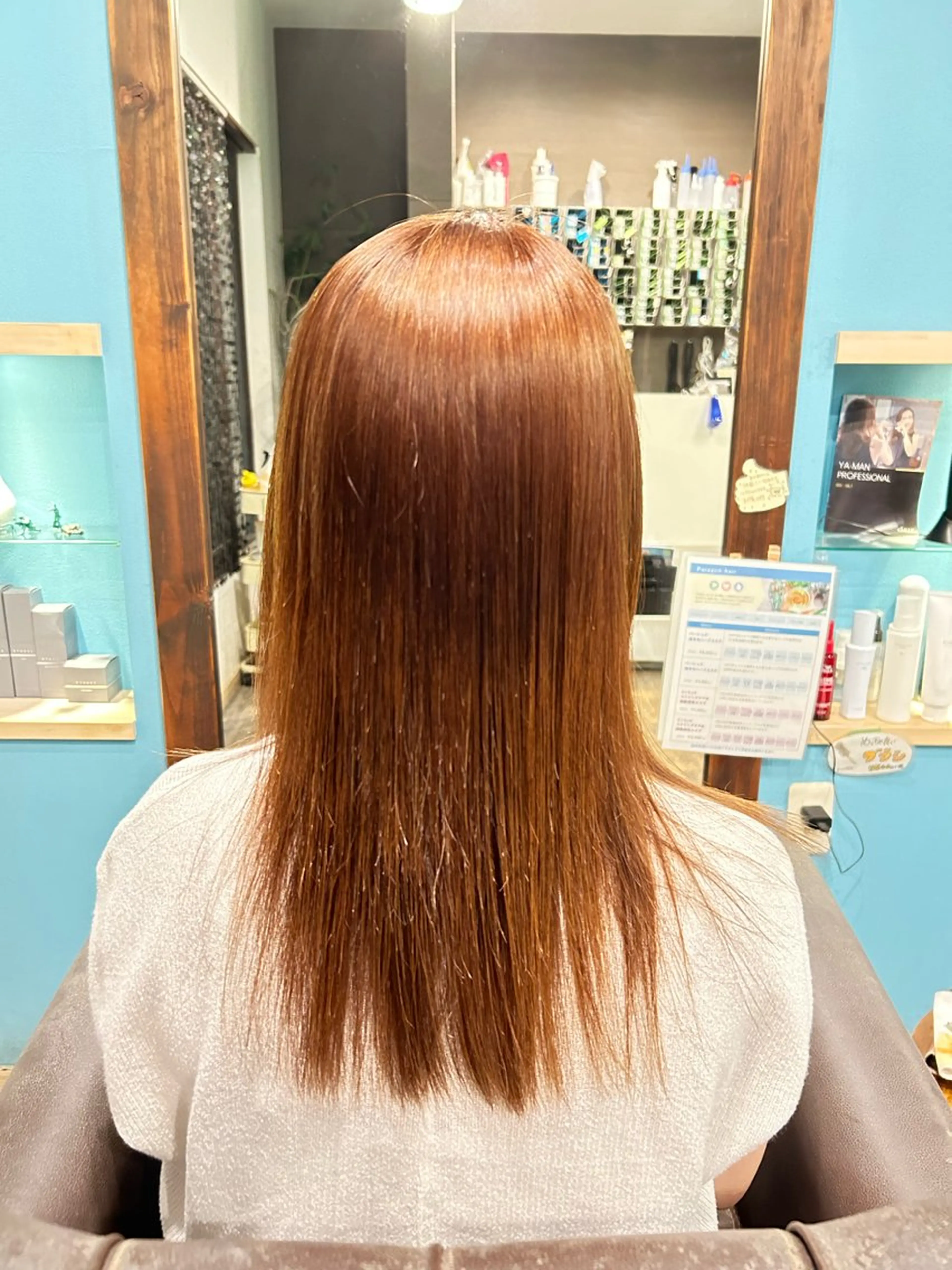 セミロング 谷 未来美のヘアスタイル