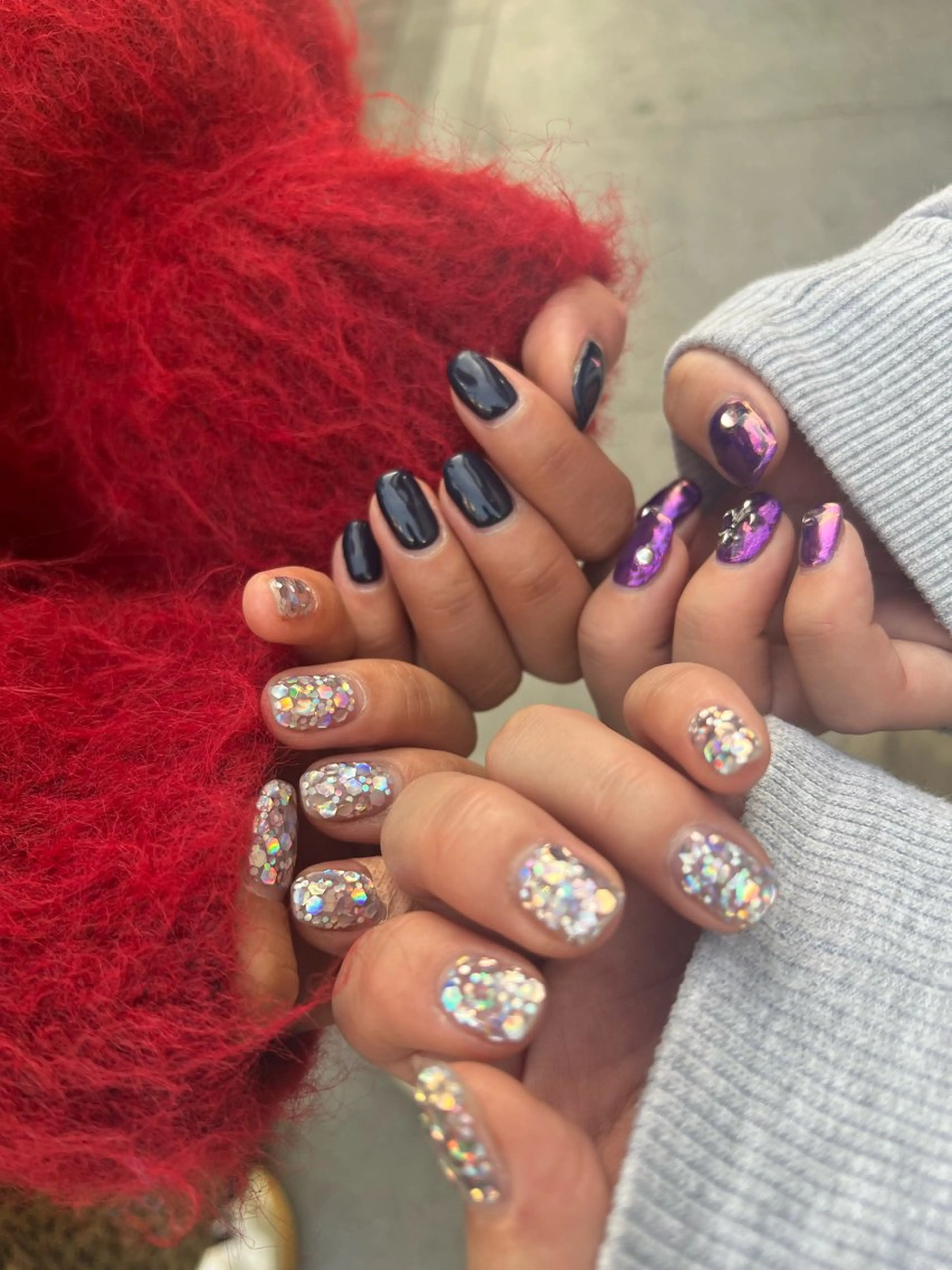 ネイル キラキラネイル ハンドネイル レディースパーマ 🧺🪽/SHUNOのヘアスタイル