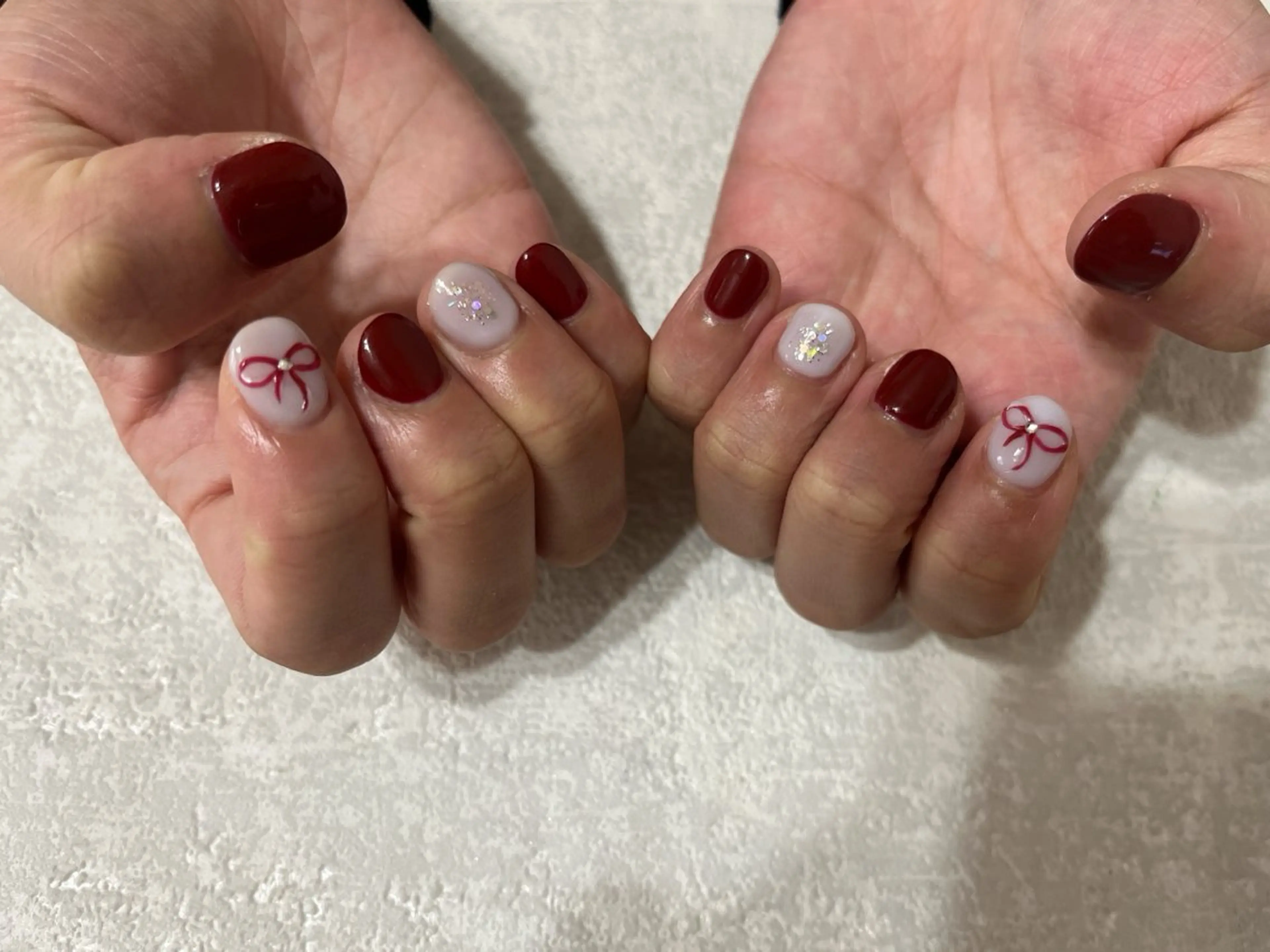 ネイル オーロラネイル フットネイル フレンチネイル ジェルネイル 韓国ネイル ハンドネイル kikinail 溝の口のネイルデザイン