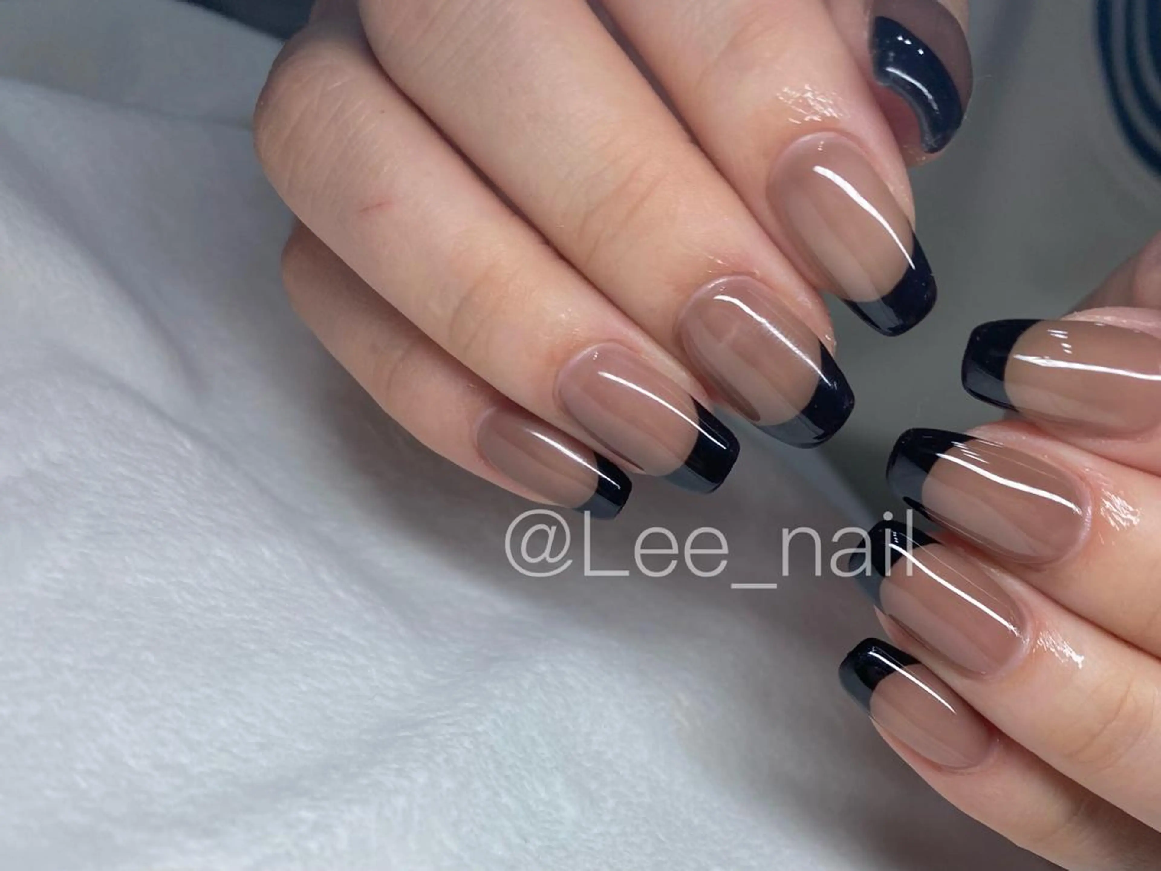 ネイル フレンチネイル ハンドネイル Lee_ nailのネイルデザイン