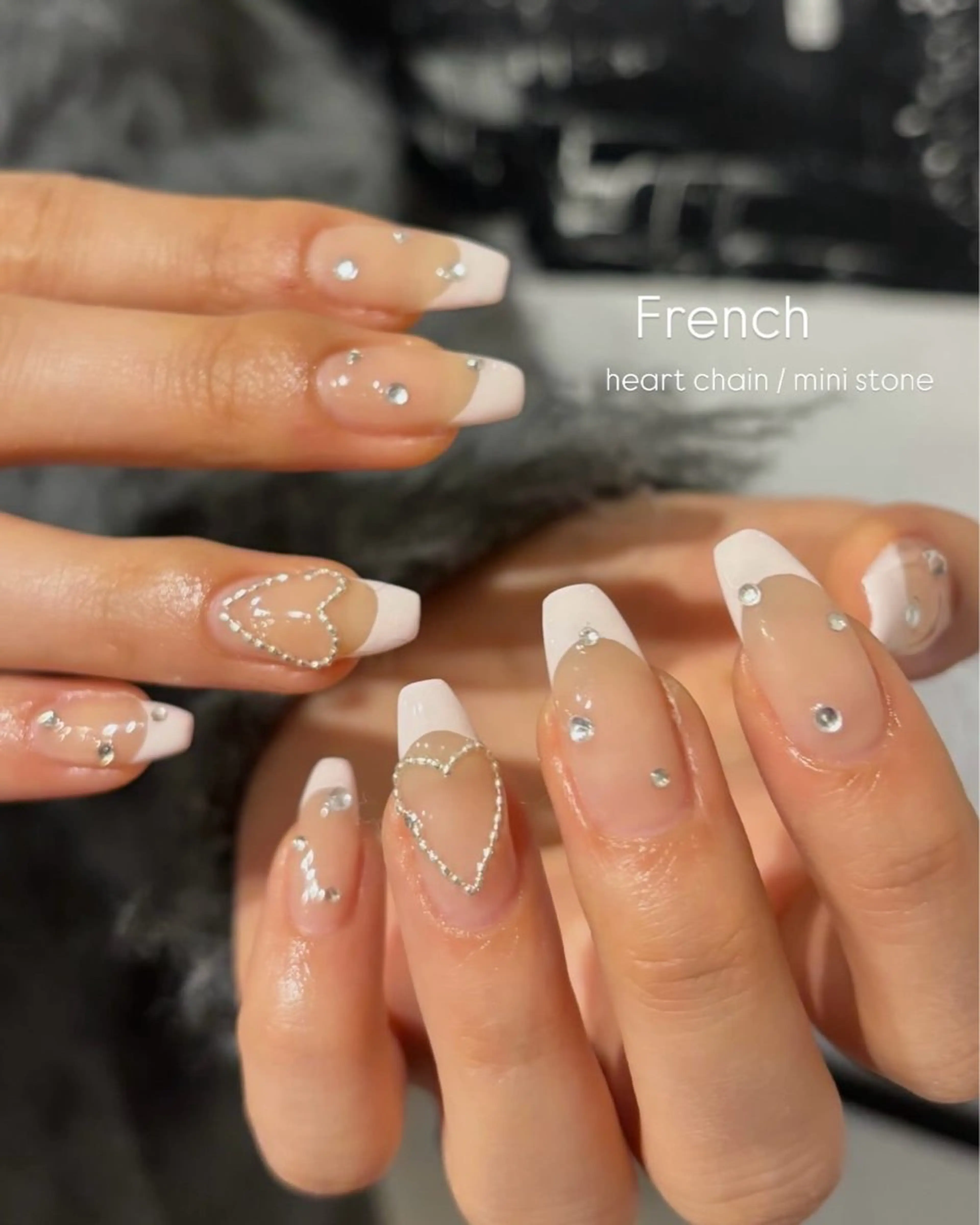 ネイル フレンチネイル ピンク ハンドネイル Ballie/ Mizukiのネイルデザイン