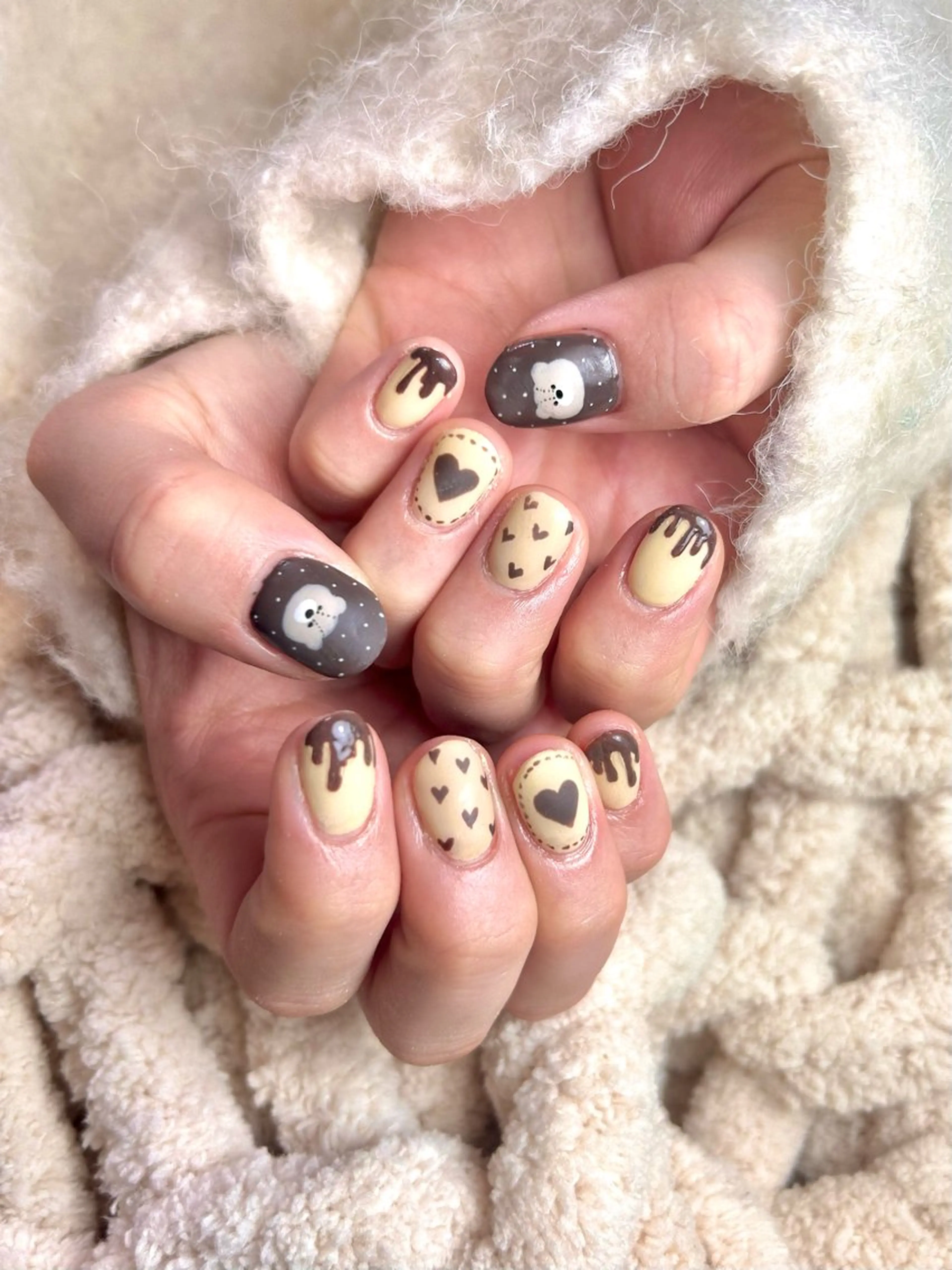 ネイル アートネイル マットネイル 持ち込み トータルビューティー アリーのエステ・リラクイメージ