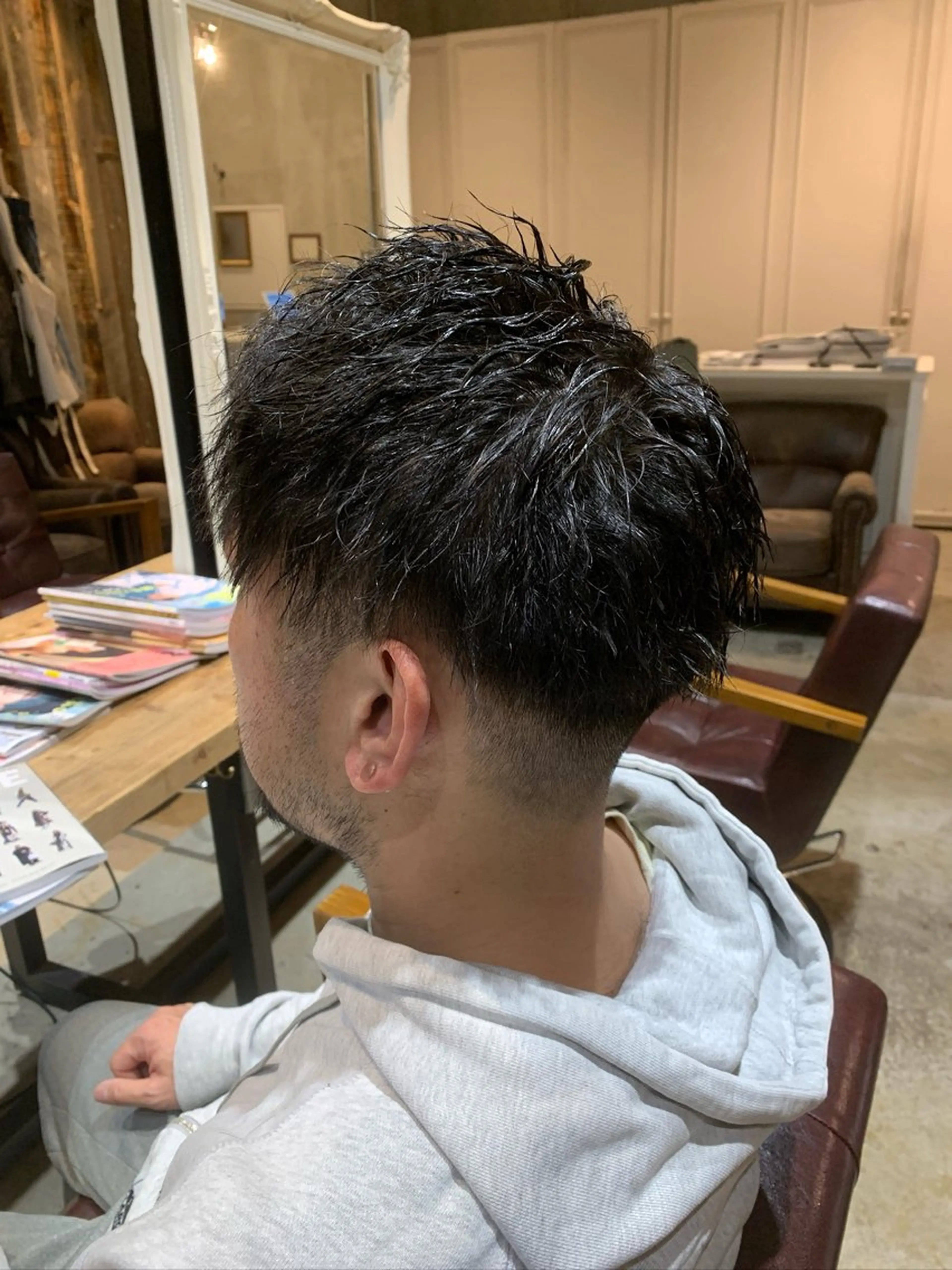 ショート カット パーマ トリートメント 👑ツイスパ👑 中谷 陸のヘアスタイル