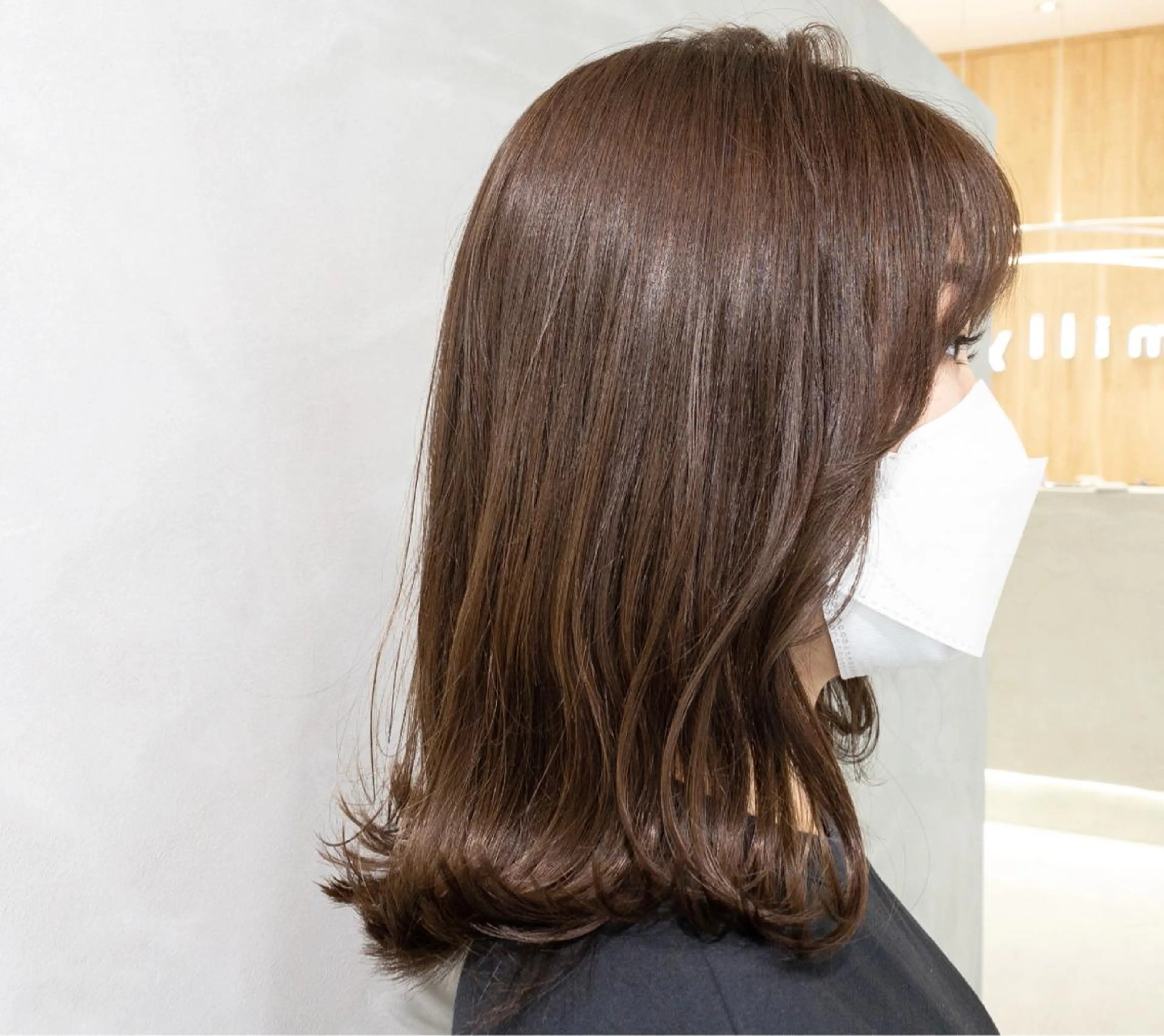 ミディアム カラー ベージュカラー 半個室女性salon 🩰Natsumiのヘアスタイル