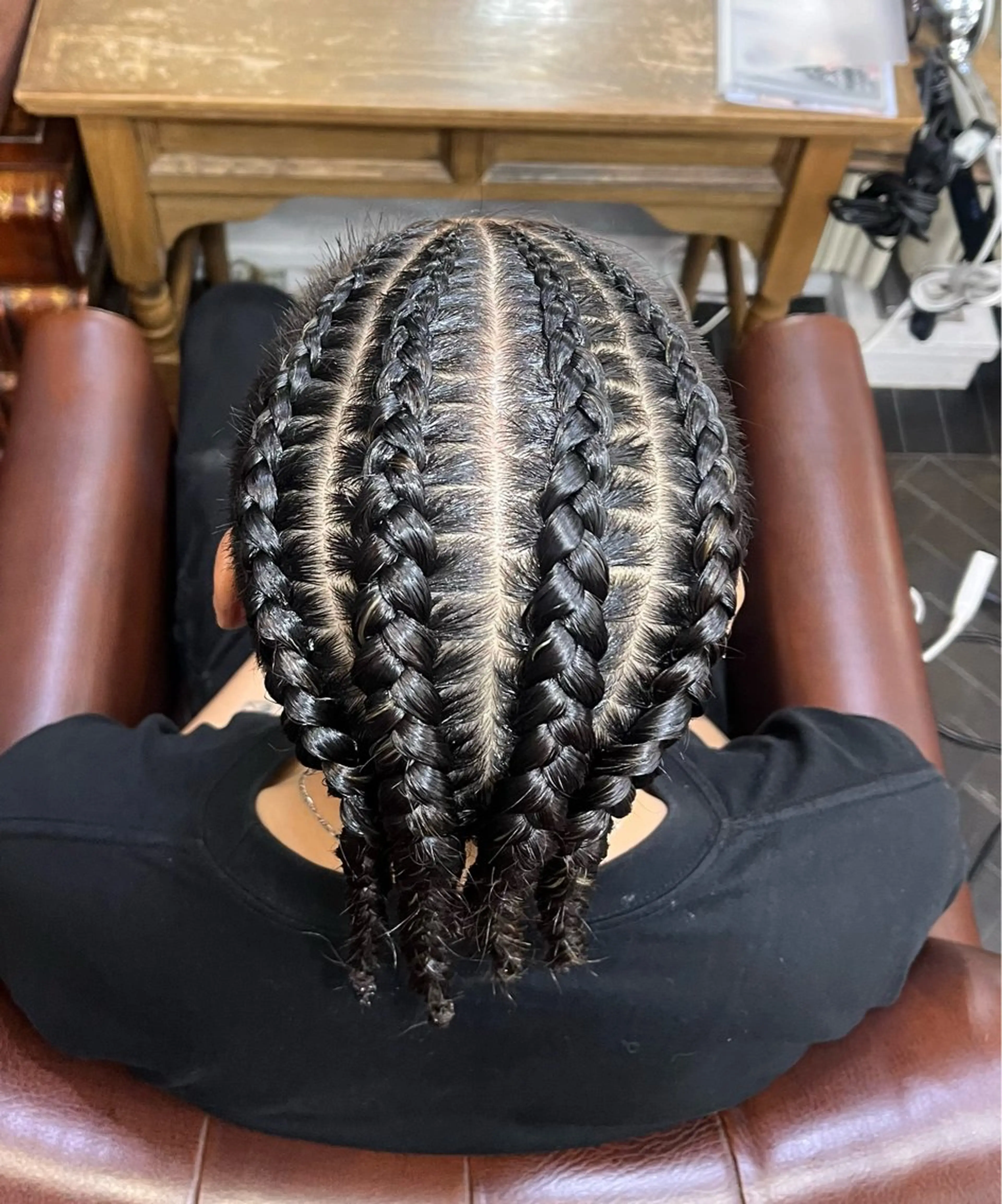 ヘアアレンジ ヘアセット ミホ/ ブリーチ/コーンロウのヘアスタイル