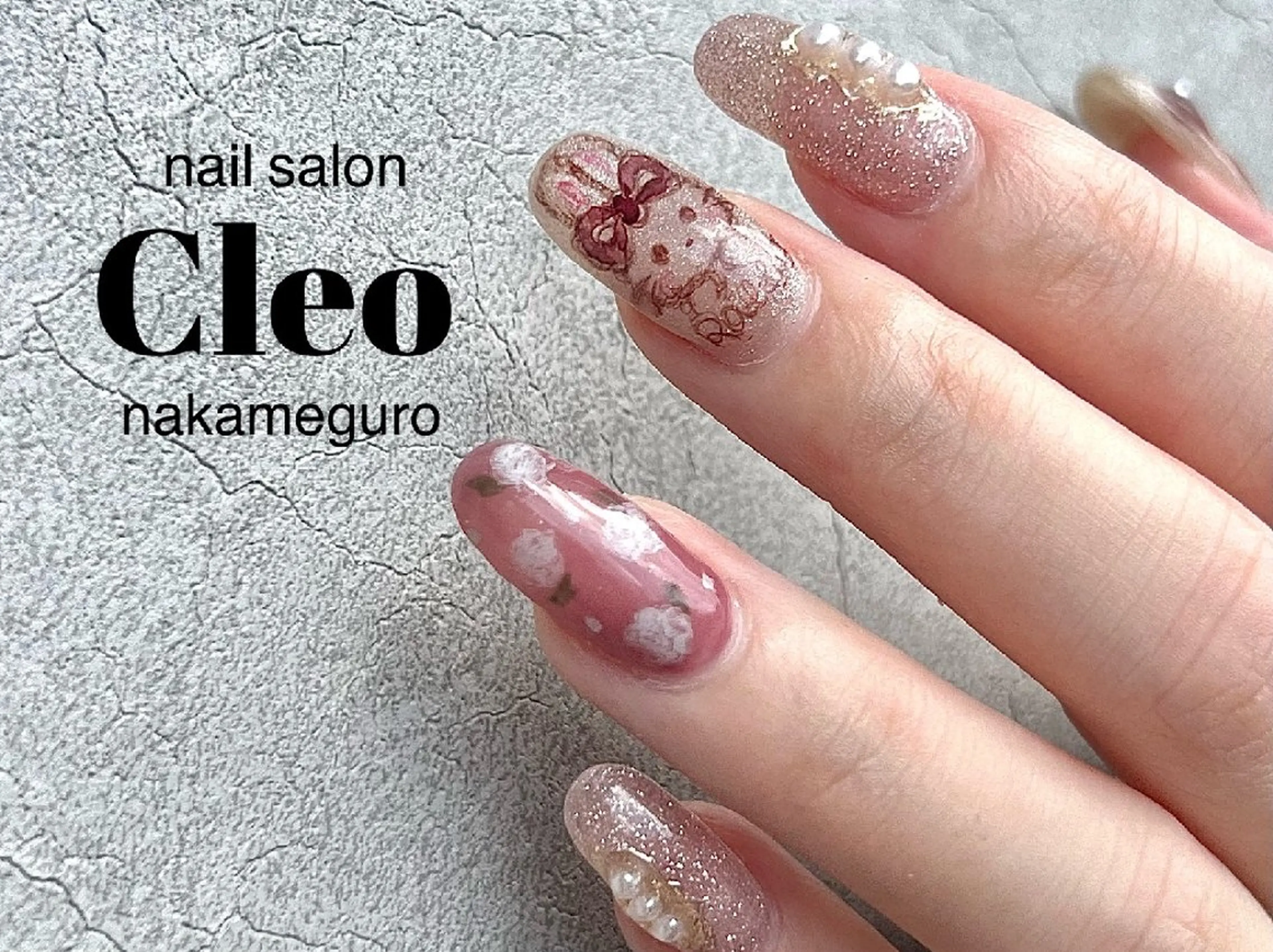 ネイル アートネイル ハンドネイル Cleo中目黒店 hitomiのネイルデザイン
