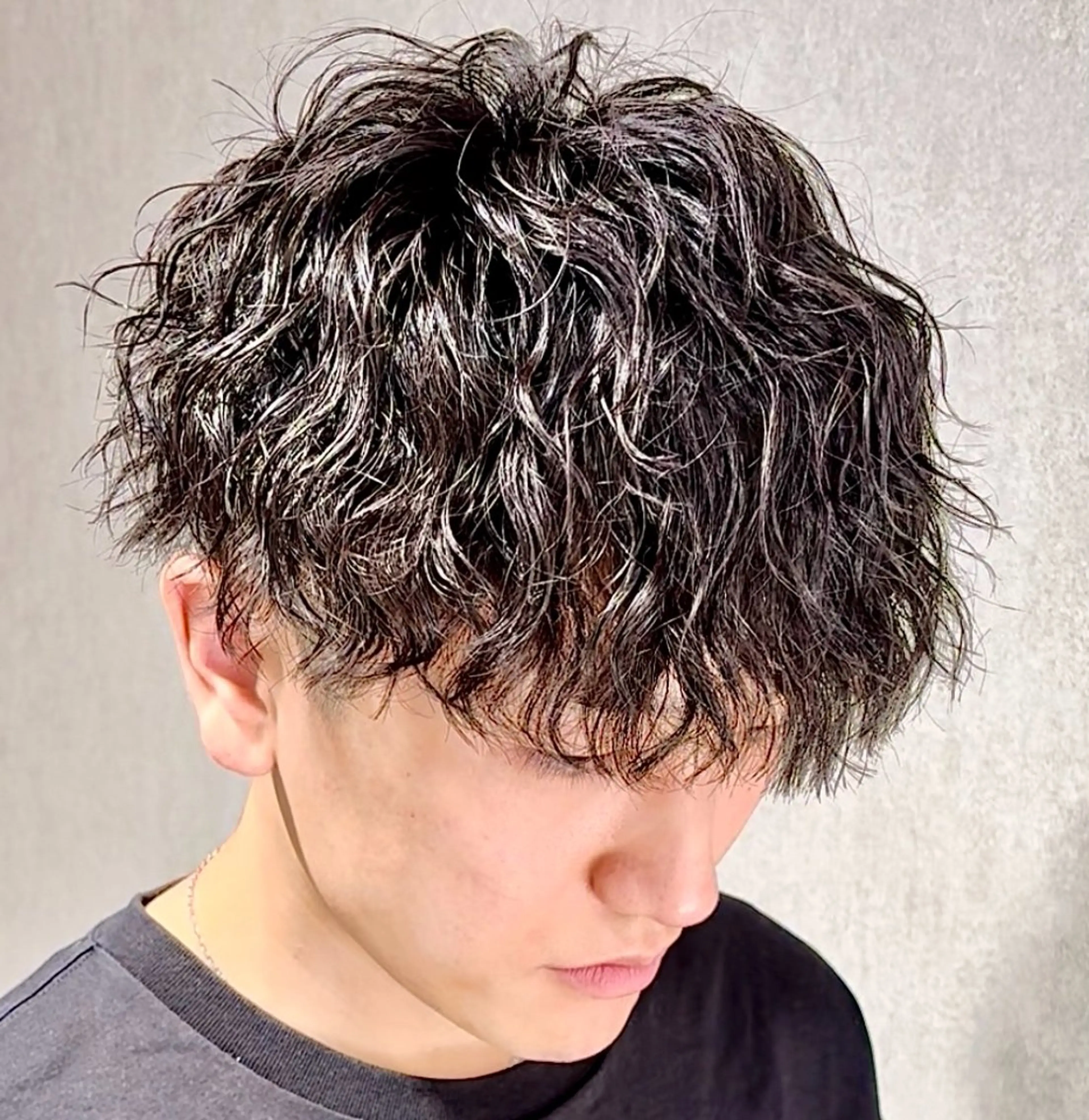 パーマ メンズ カット パーマ 👑駅近メンズサロン パーマ特化北千住👑のヘアスタイル