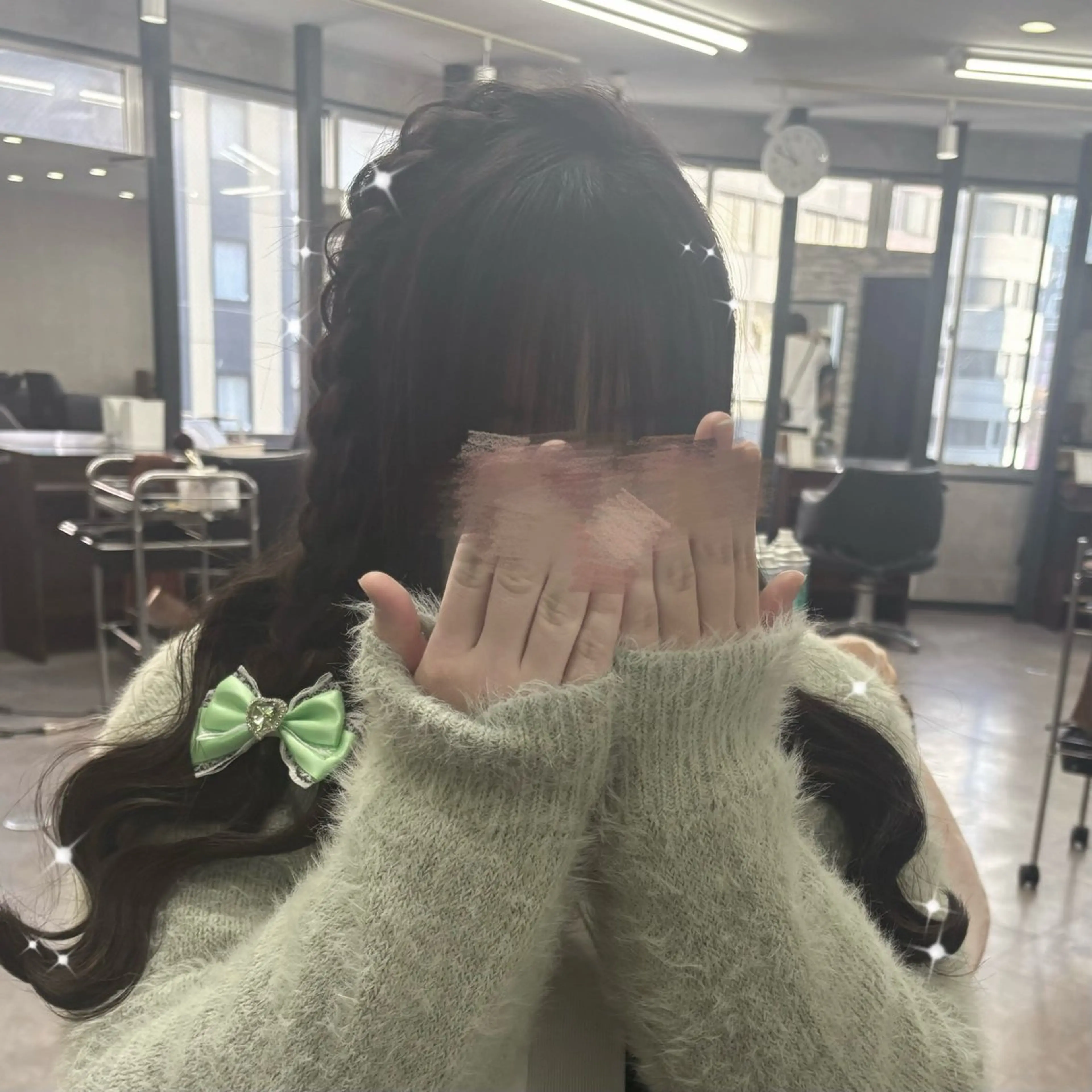 ロング OZ梅田♡ ゆはなブリーチのヘアスタイル