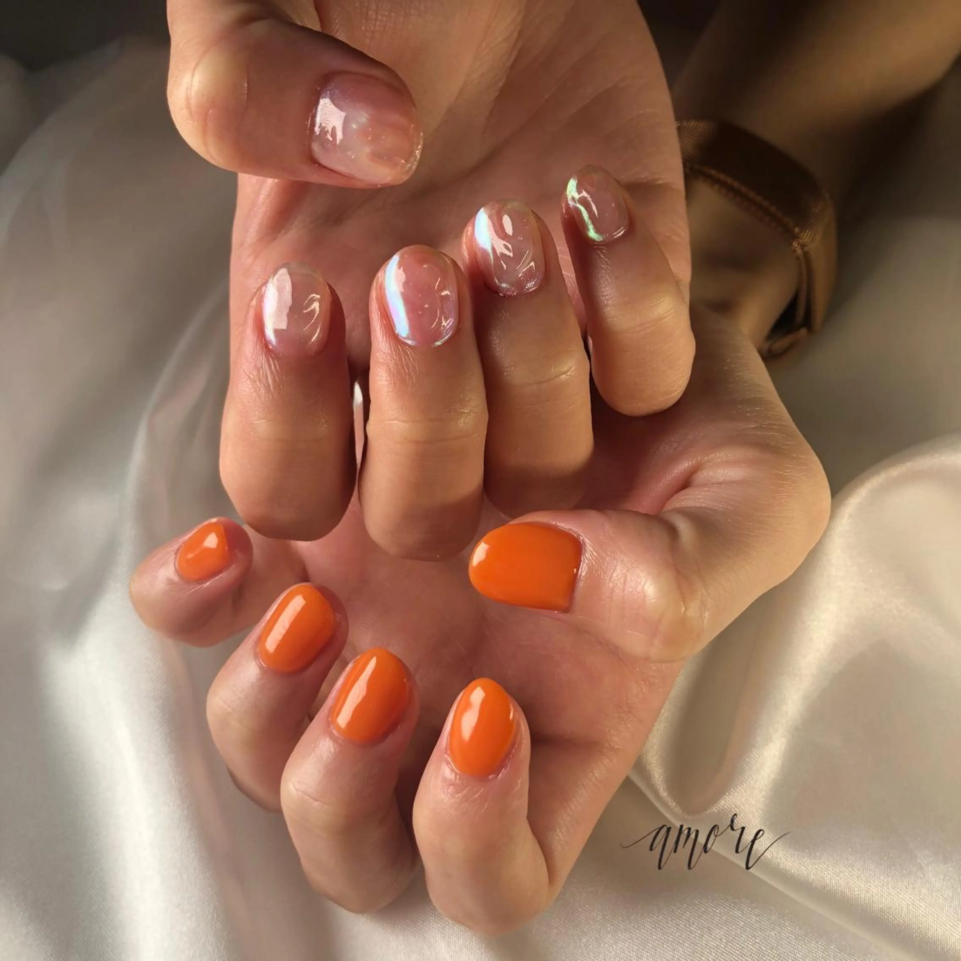 ネイル ジェルネイル 氷ネイル・うるうるネイル マグネットネイル ミラーネイル ニュアンスネイル You kyehwaのネイルデザイン