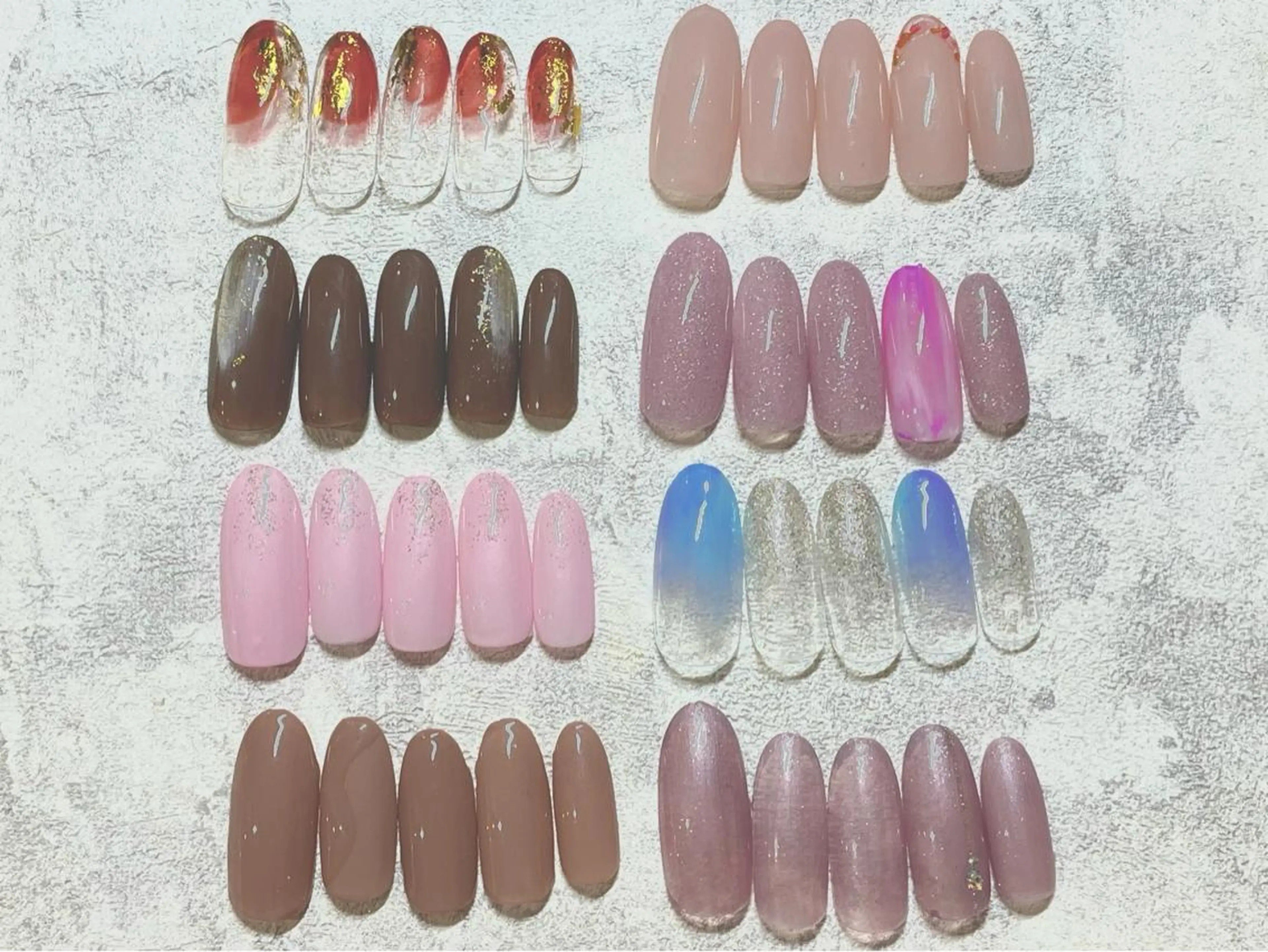 ネイル ジェルネイル シンプルネイル 浅野 志帆のネイルデザイン