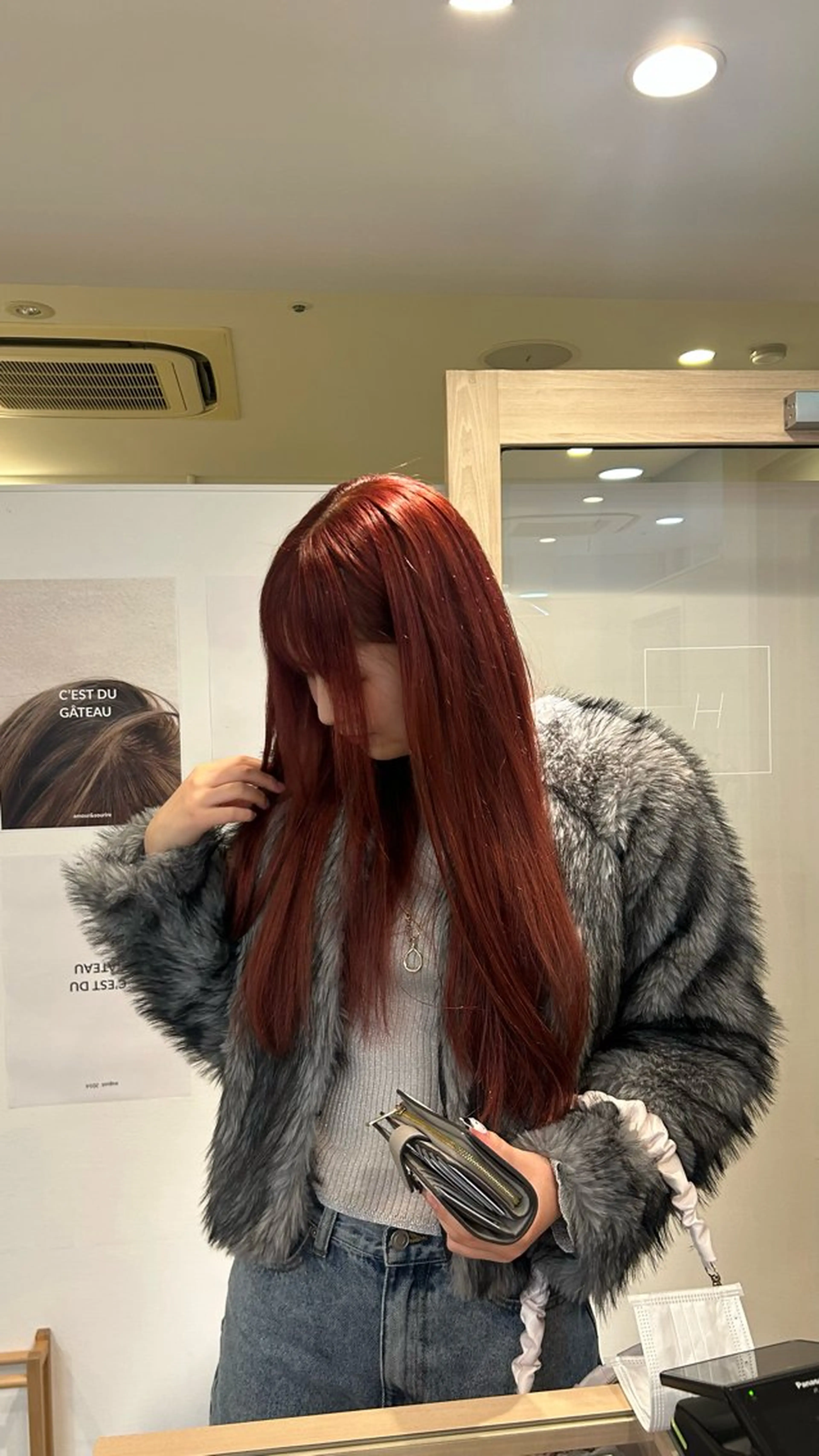 ロング カラー カット ヘアカラー H女性専用サロン梅田所属・伊澤 紗弥のヘアスタイル