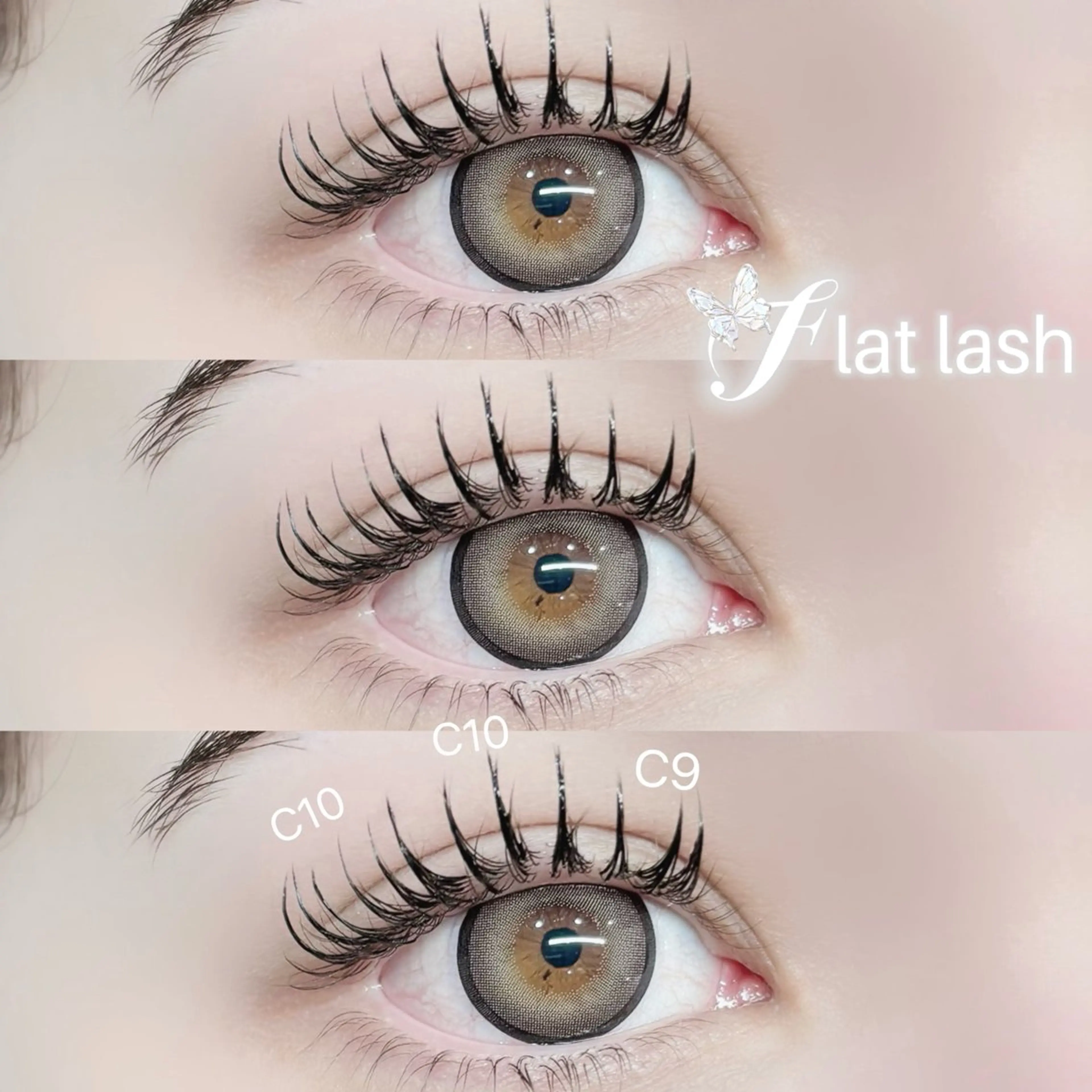 マツエク・マツパ フラットラッシュ Fericia 🎀ERIKAのマツエク・マツパデザイン