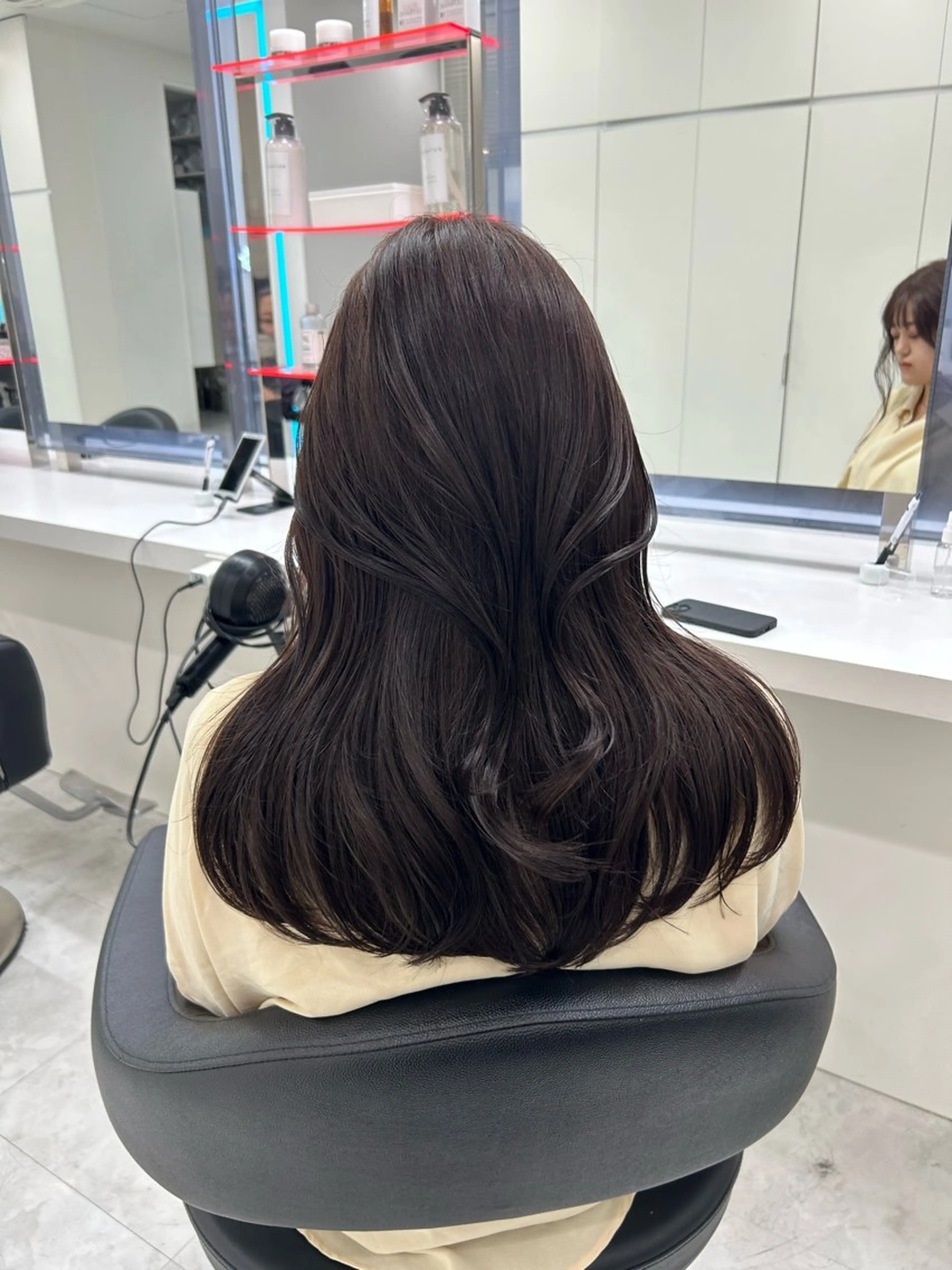 セミロング 韓国カット/ パーマ/KOTAのヘアスタイル