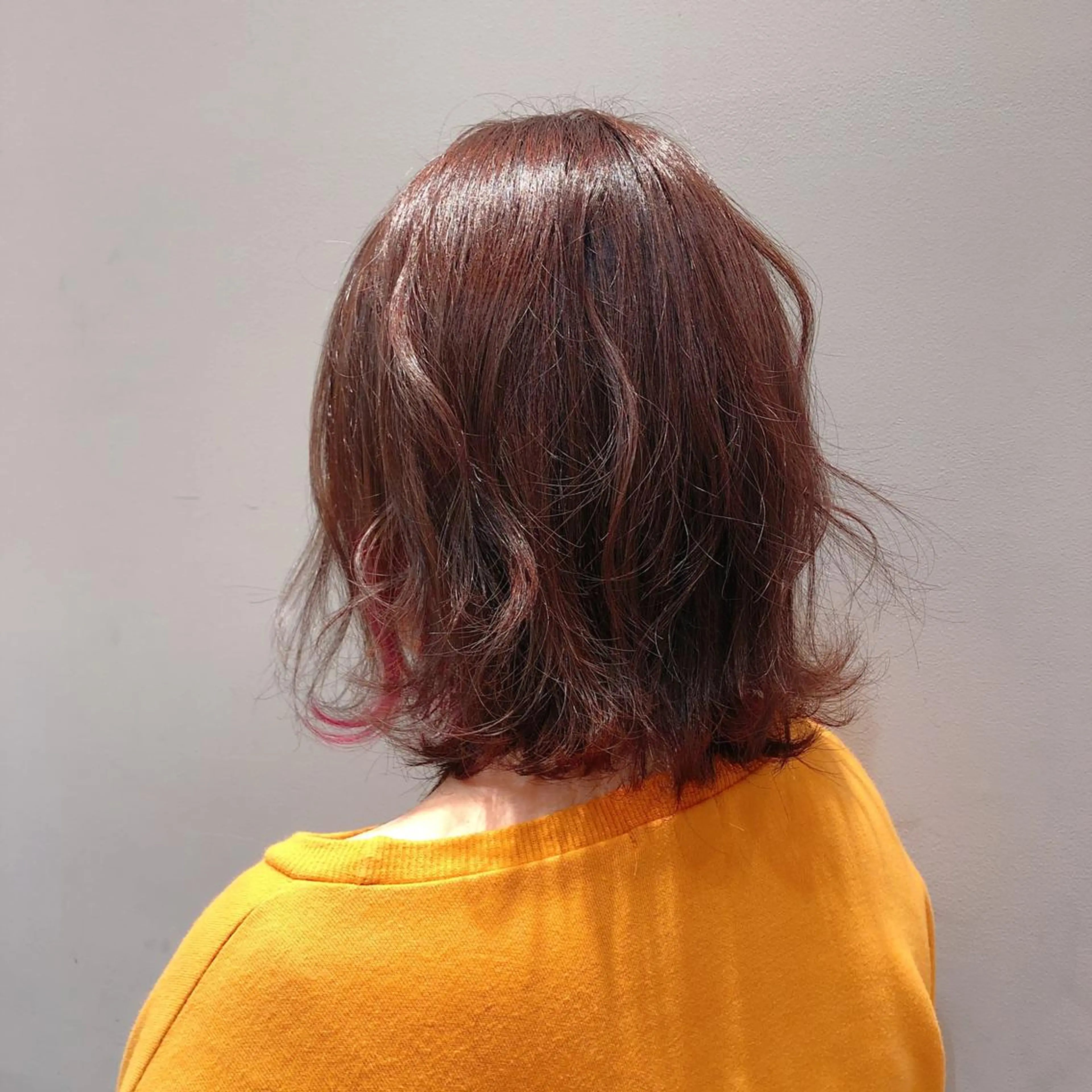 ミディアム 似合わせ艶髪カラー ❤️ハダユミのヘアスタイル