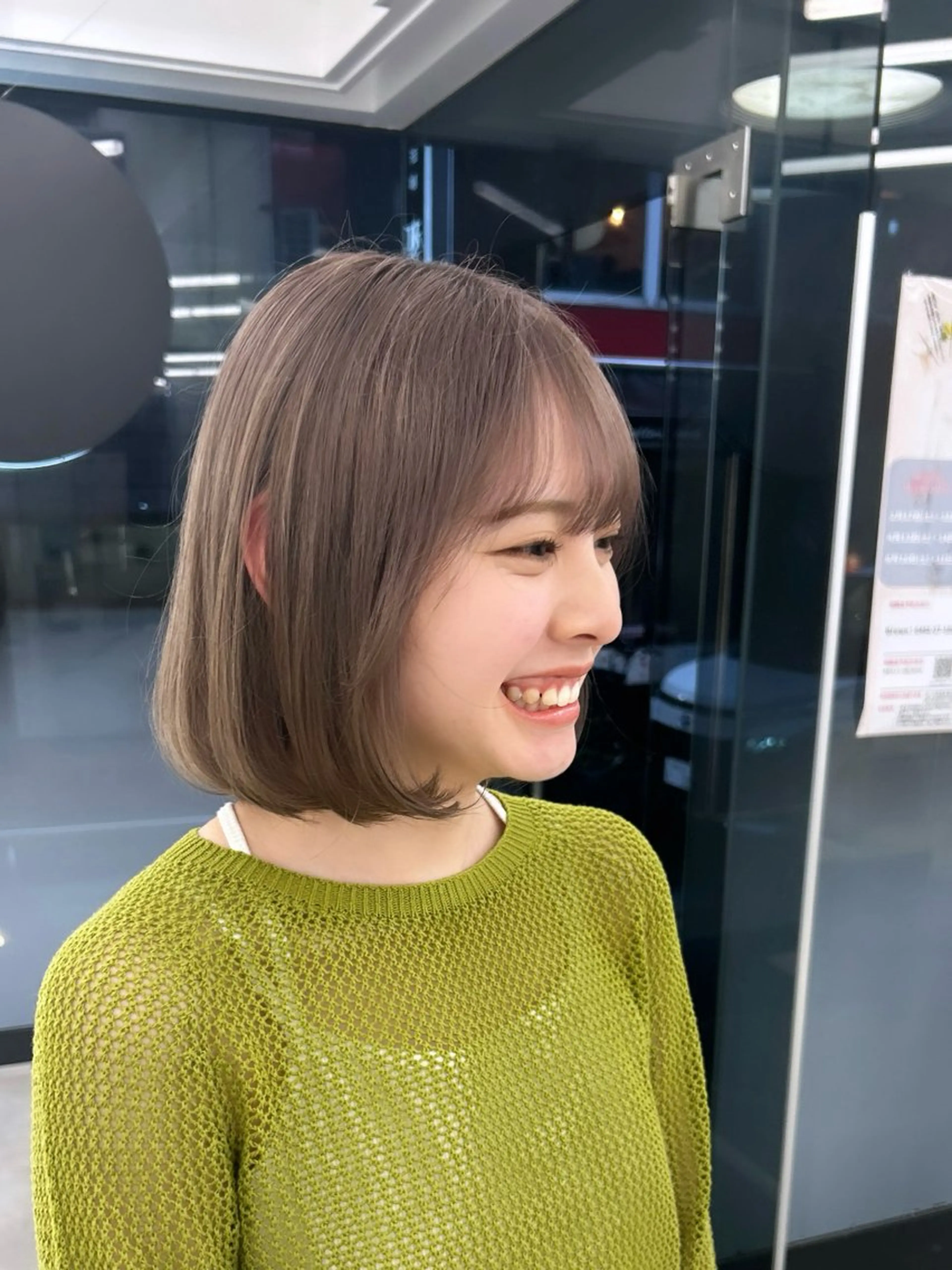 ショート カラー ヘアカラー トリートメント 透明感ハイトーン特化 /ケアブリーチ/莉駒のヘアスタイル