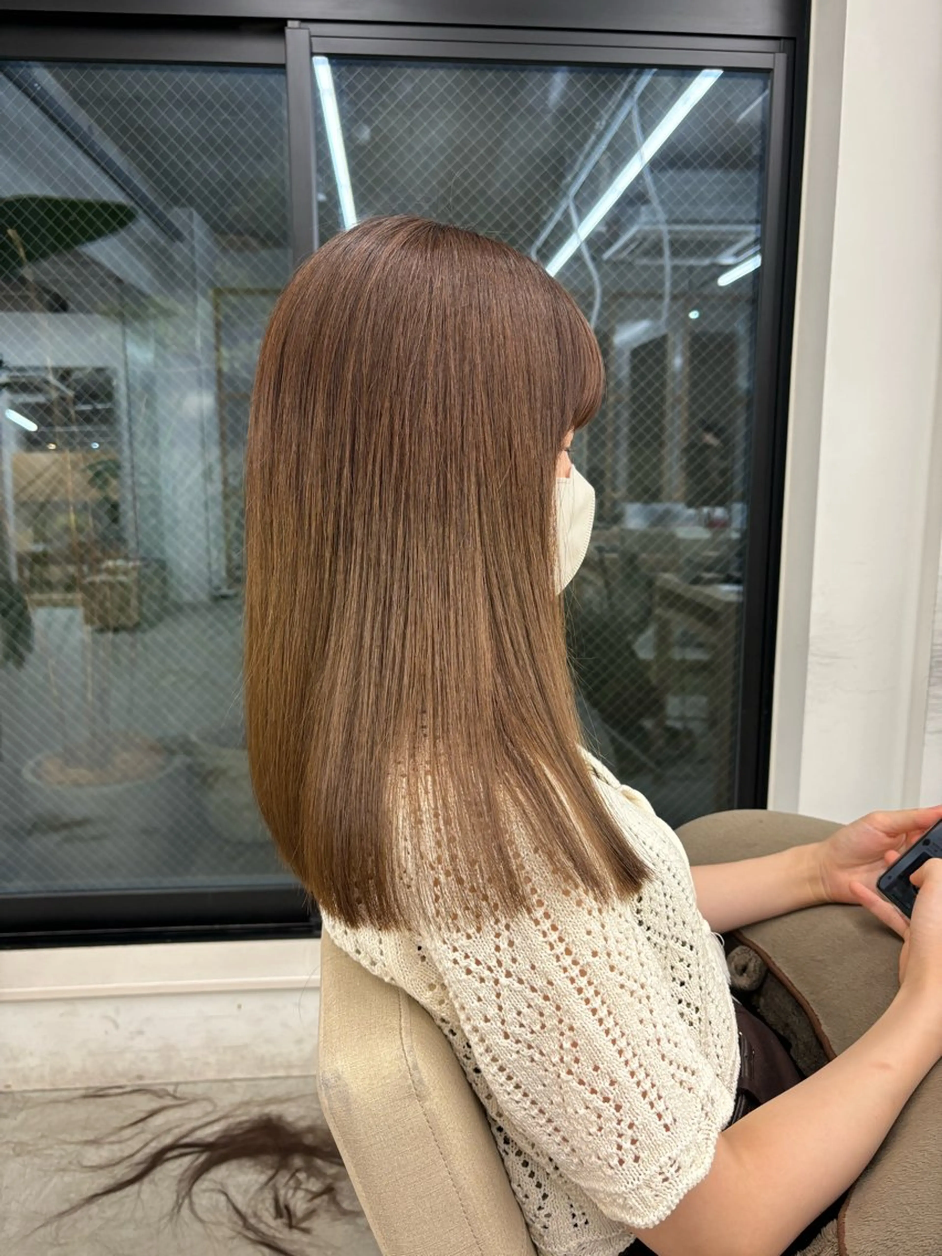 セミロング 暖色/透明感カラー かずきのヘアスタイル