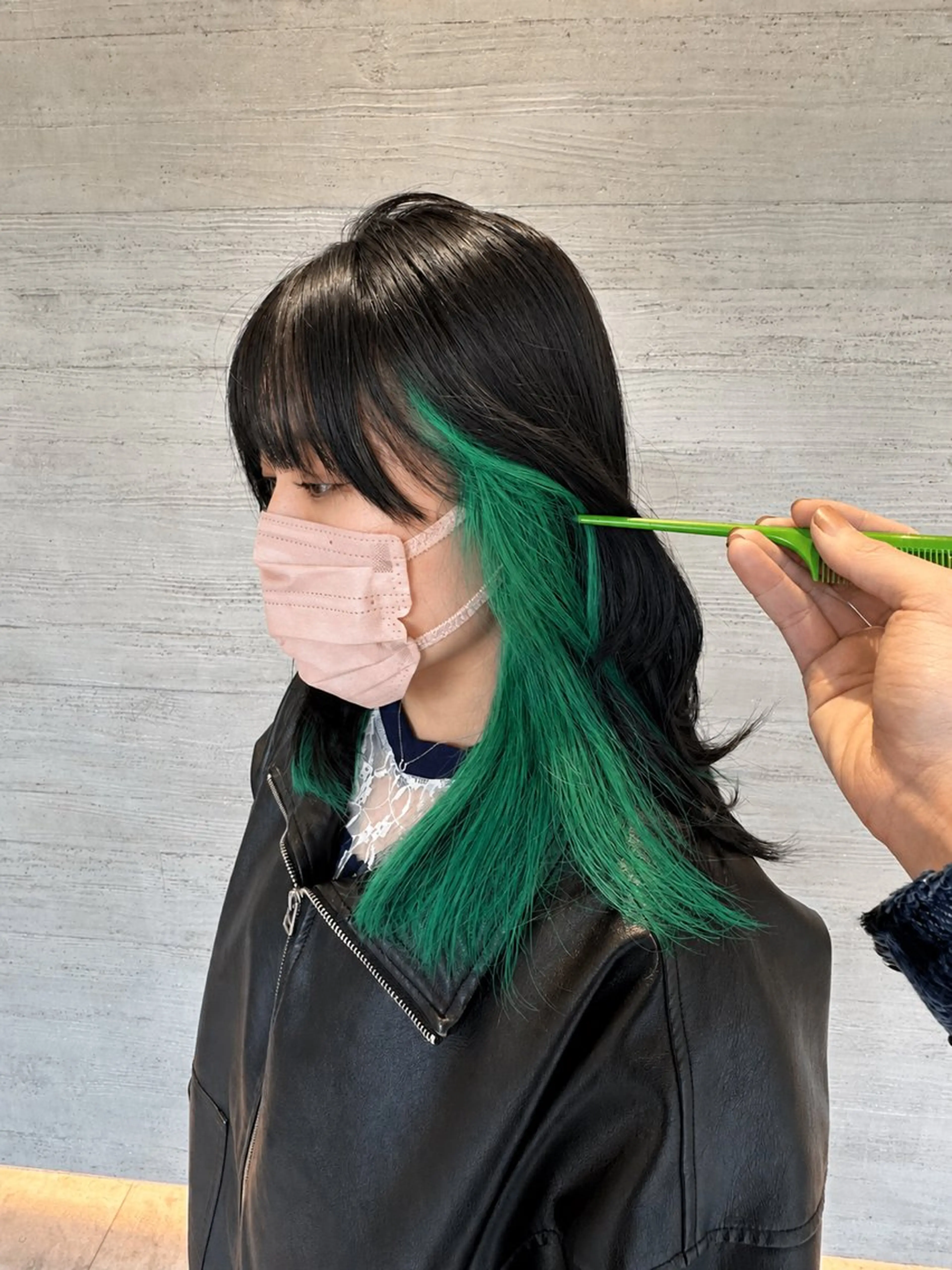 カラー インナーカラー ヘアカラー ナカイ フウタ💫のヘアスタイル