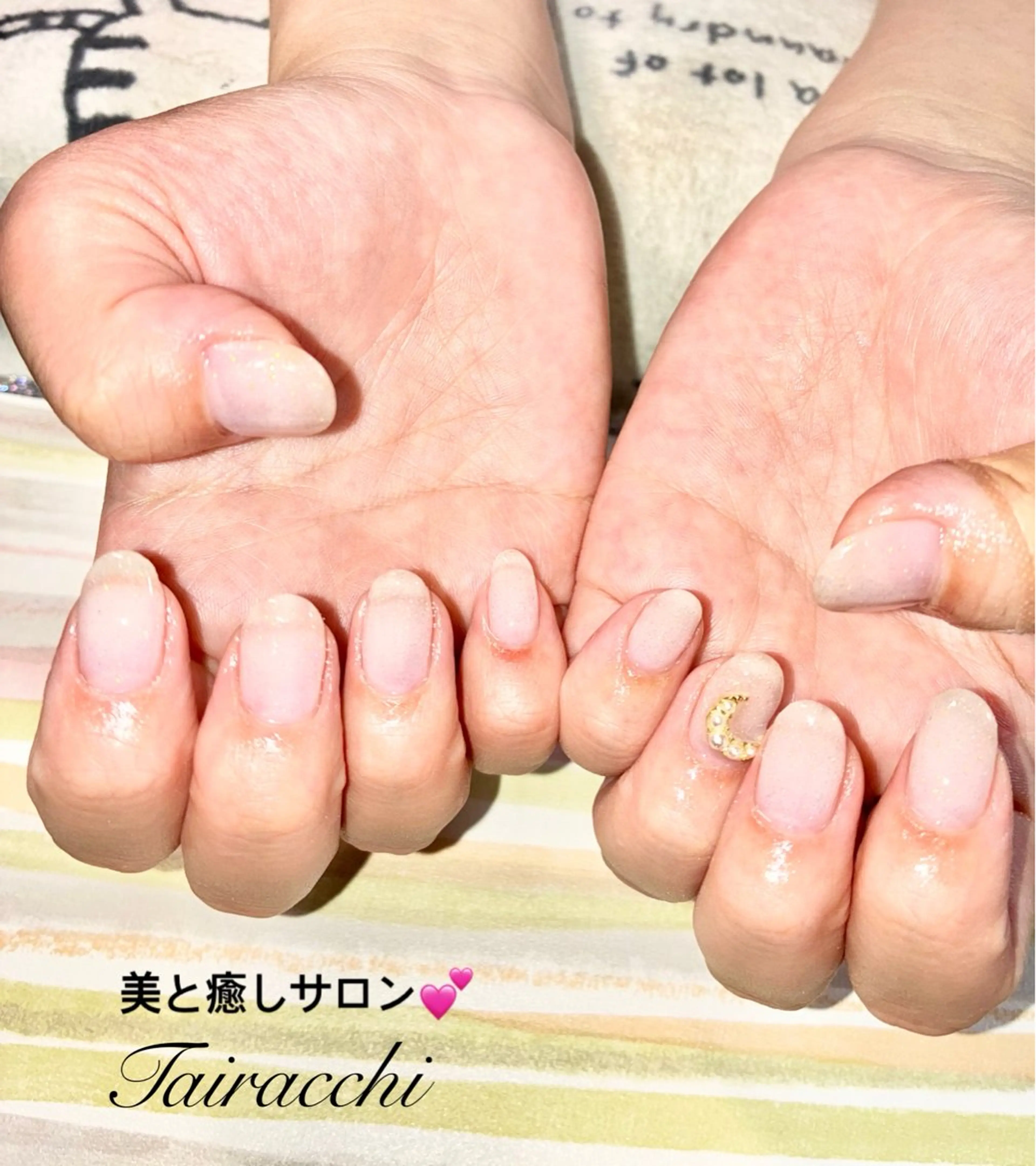ネイル オーロラネイル キラキラネイル ハンドネイル Tairacchi ﾀｲﾗｯﾁのエステ・リラクイメージ