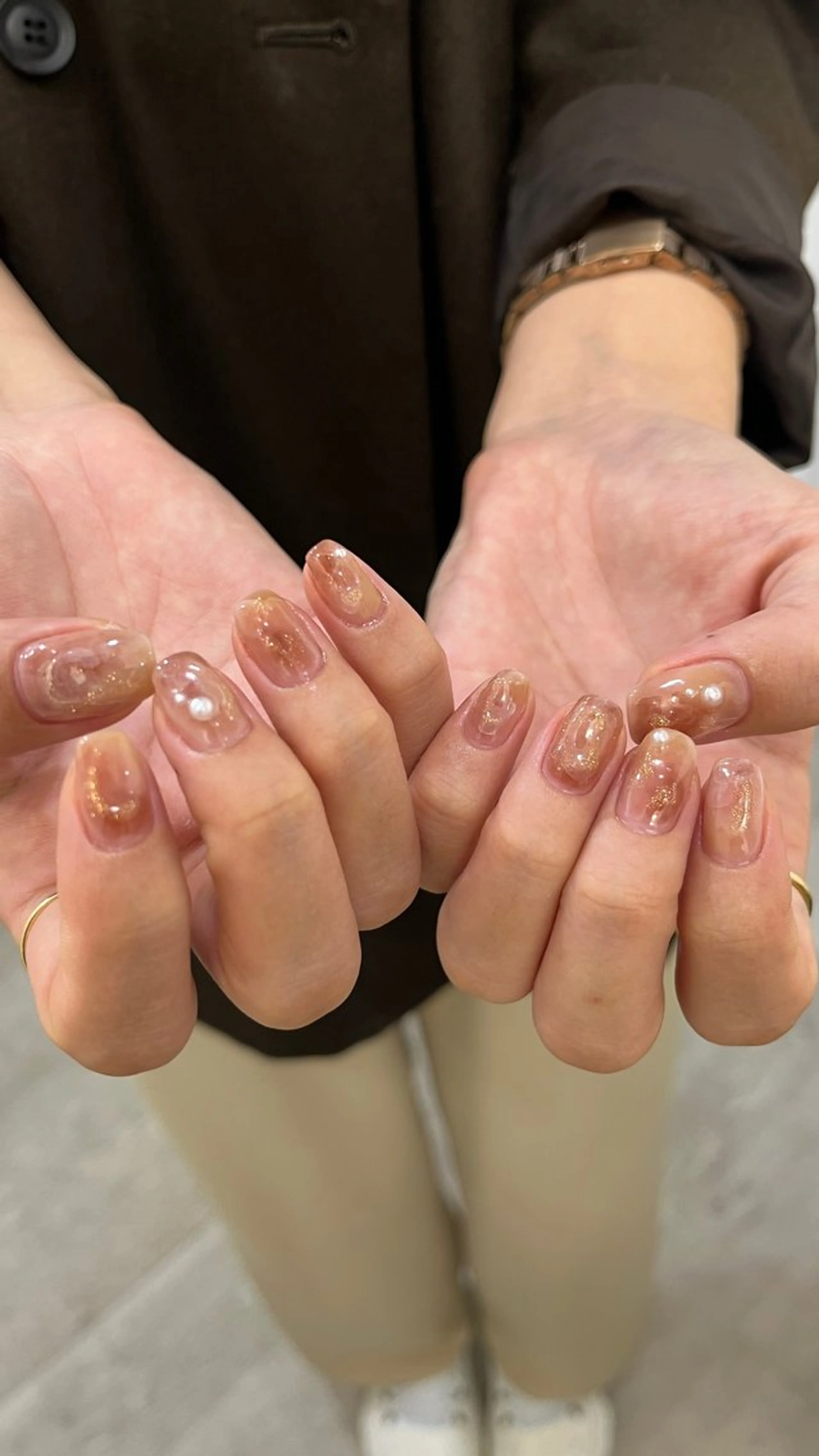 ネイル ハンドネイル 新宿ニュアンスネイル makotoのネイルデザイン