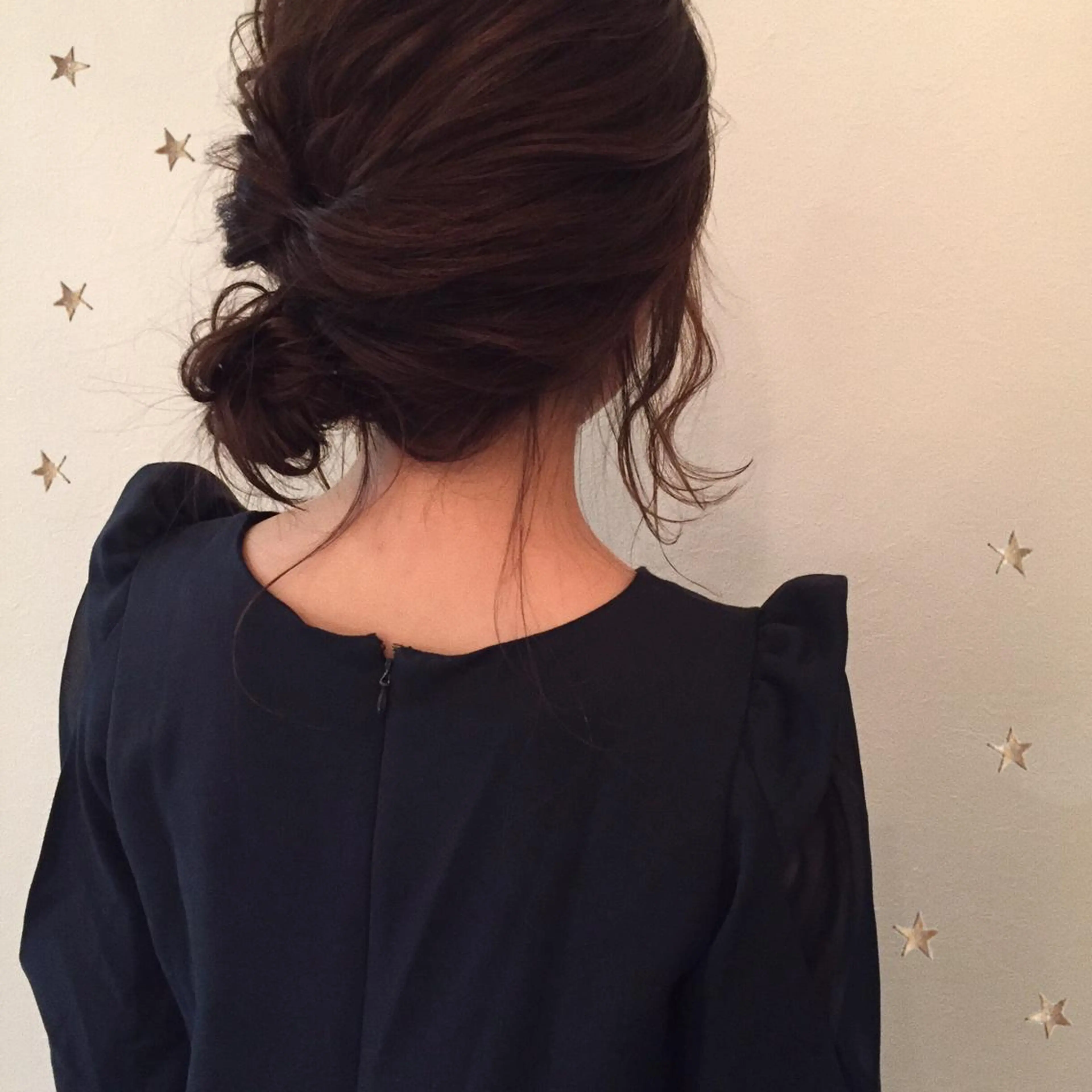 セミロング ヘアアレンジ 市川 千夏のヘアスタイル