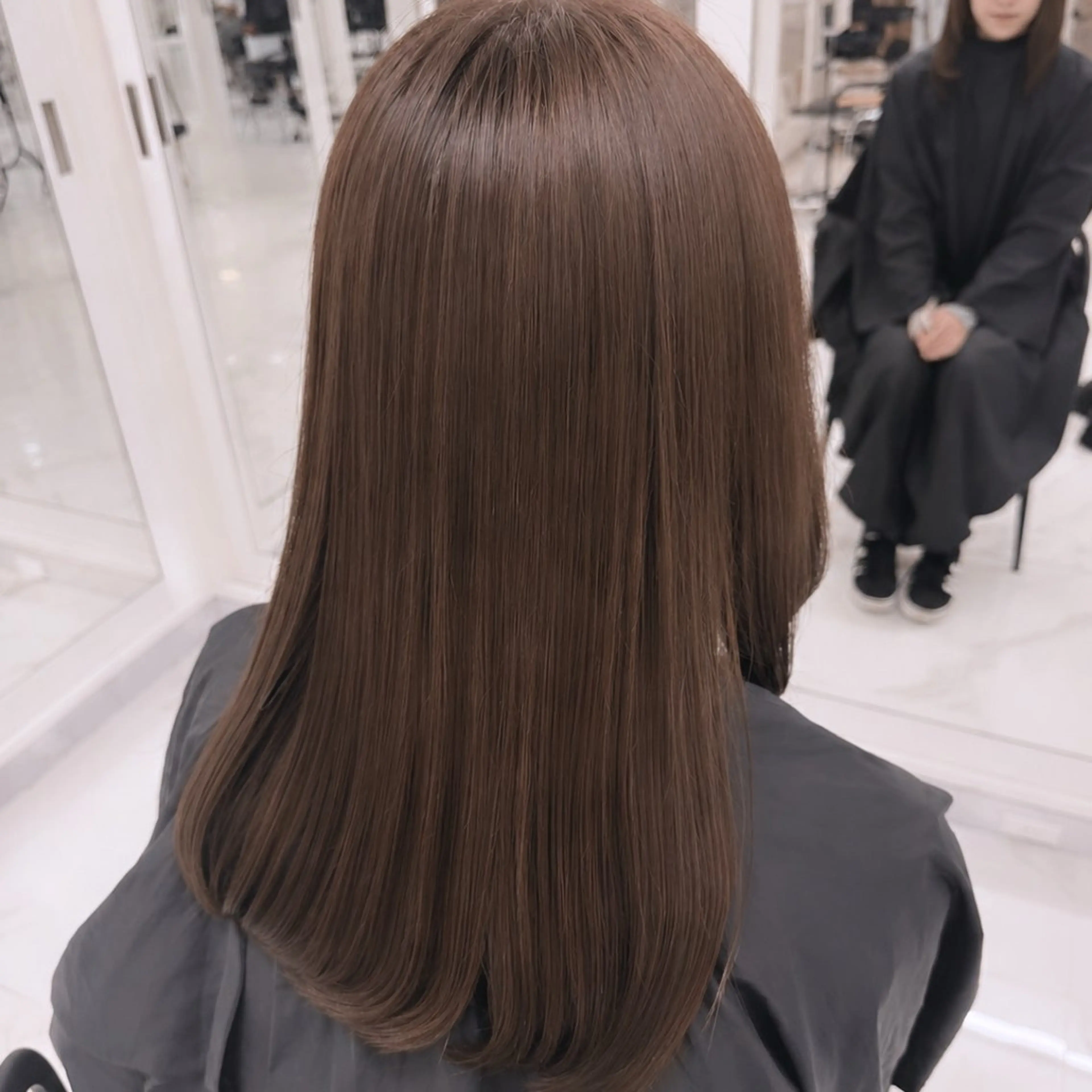カラー ヘアカラー 束感まつ毛/透明感 京都Yuuka🎀のマツエク・マツパデザイン