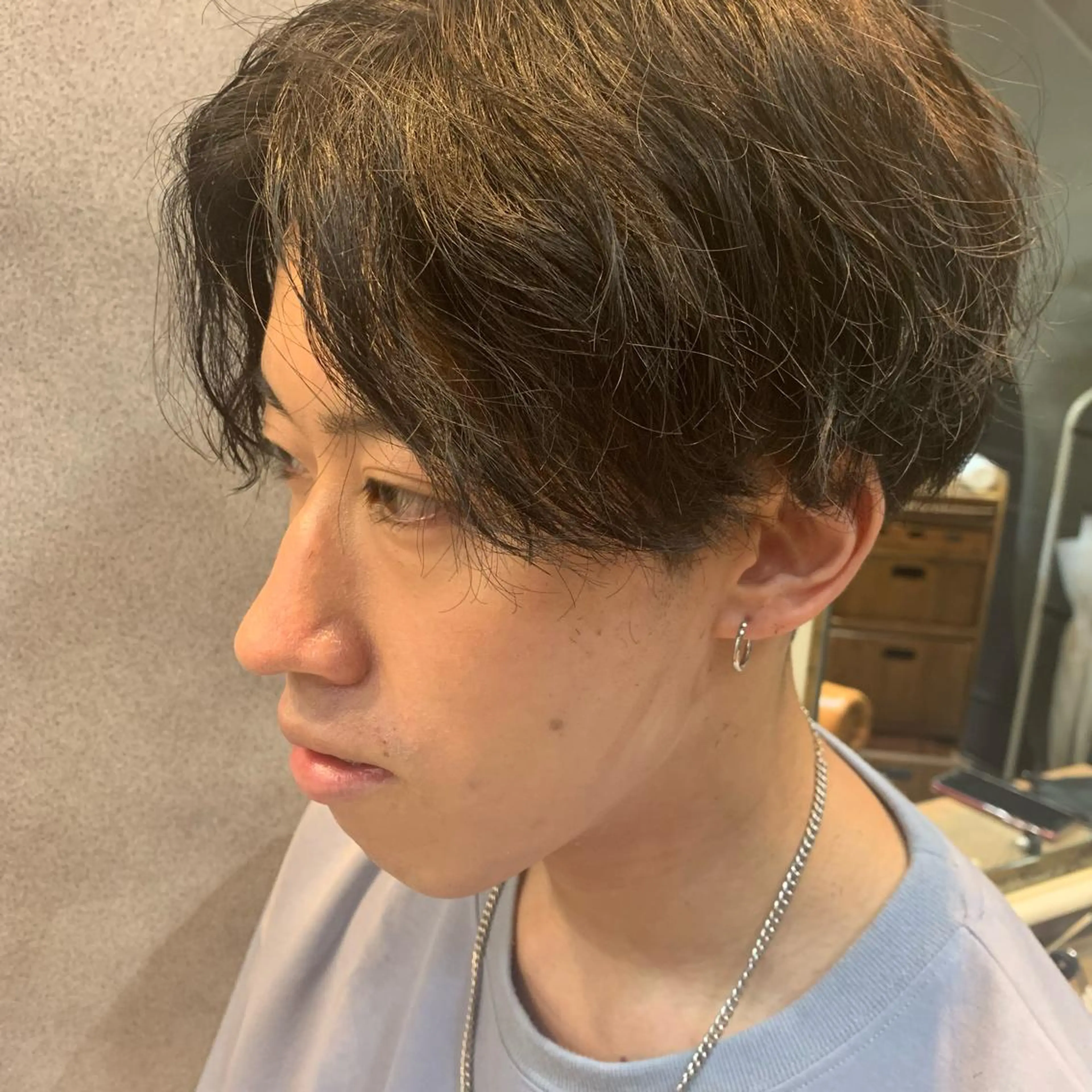 ショート パーマ メンズ SOYON 🤍CHIZU🤍.のヘアスタイル