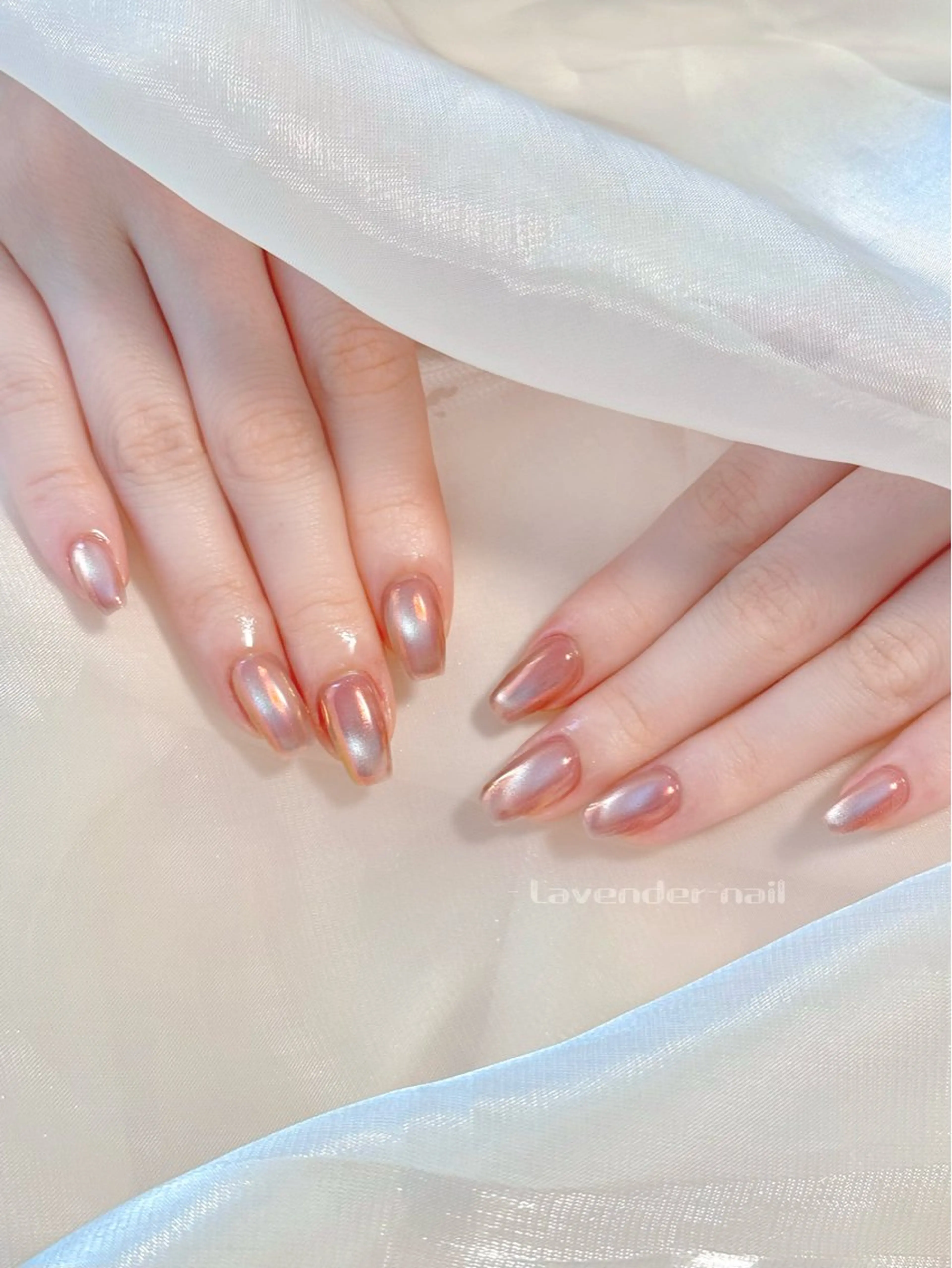 ネイル ハンドネイル Lavender nail·中島公園のネイルデザイン