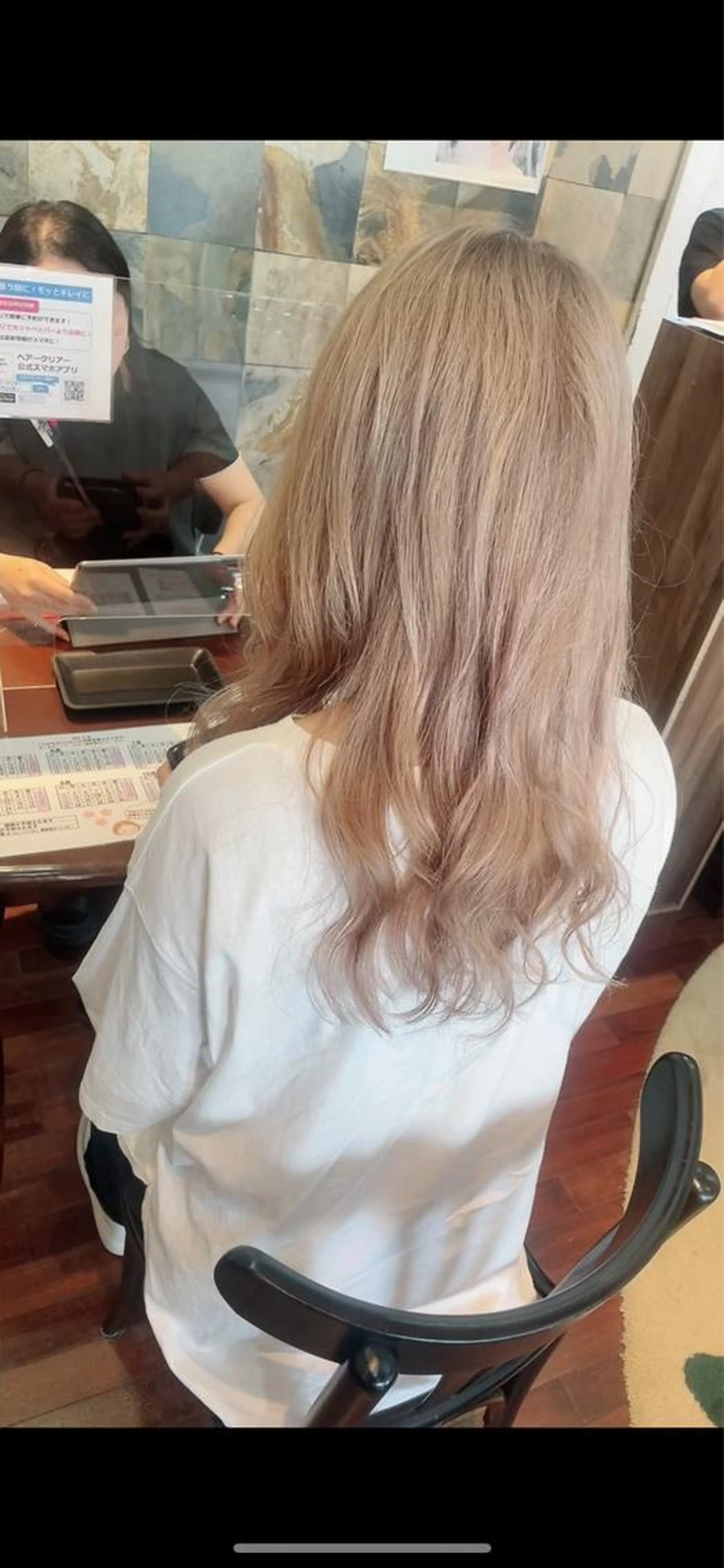 カット＋ブリーチonカラー＋トリートメントの写真