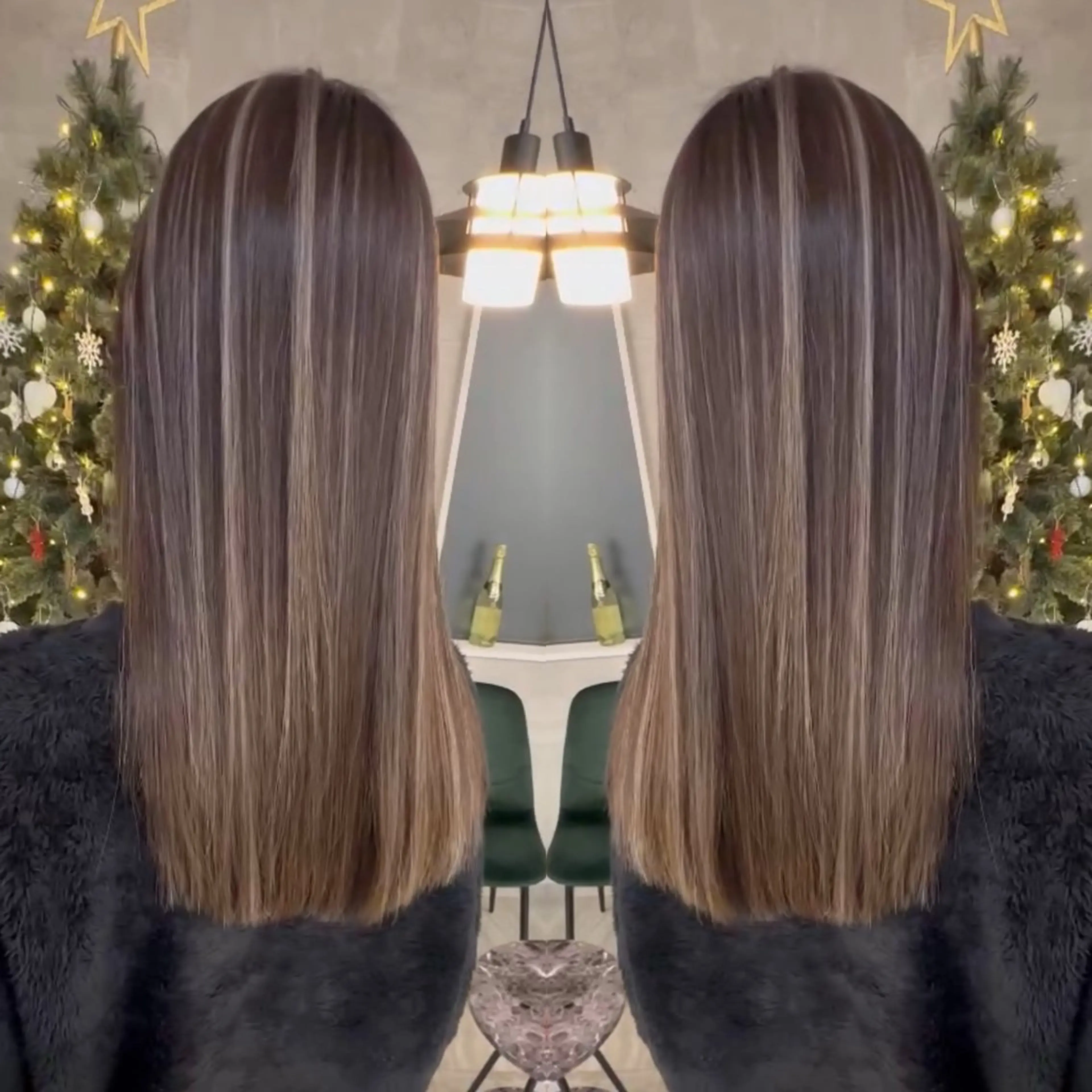 セミロング カラー ՏKIᒪᒪ石岡店 本田のヘアスタイル