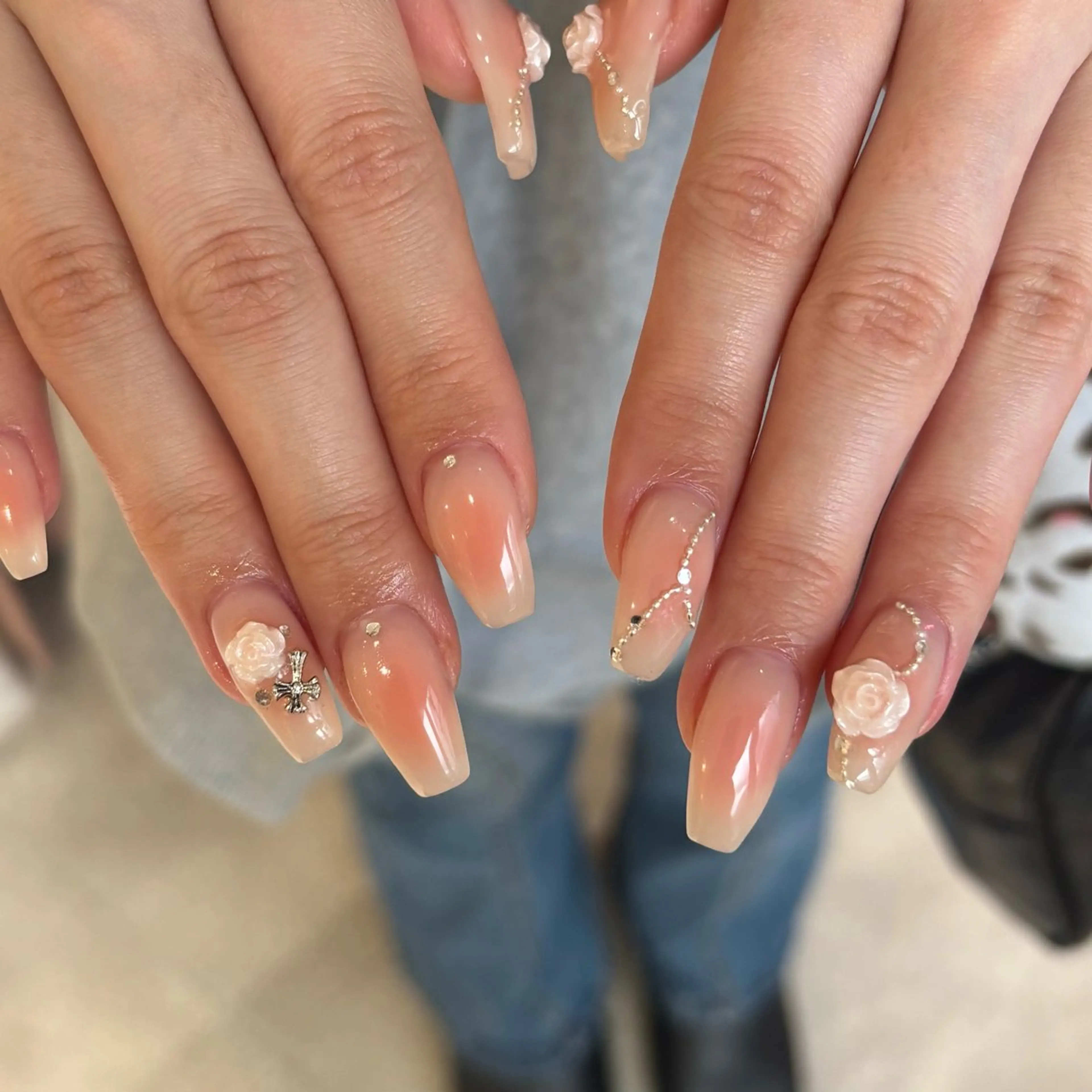 ネイル ハンドネイル ︎✧韓国/ワンホン myu︎✧のネイルデザイン