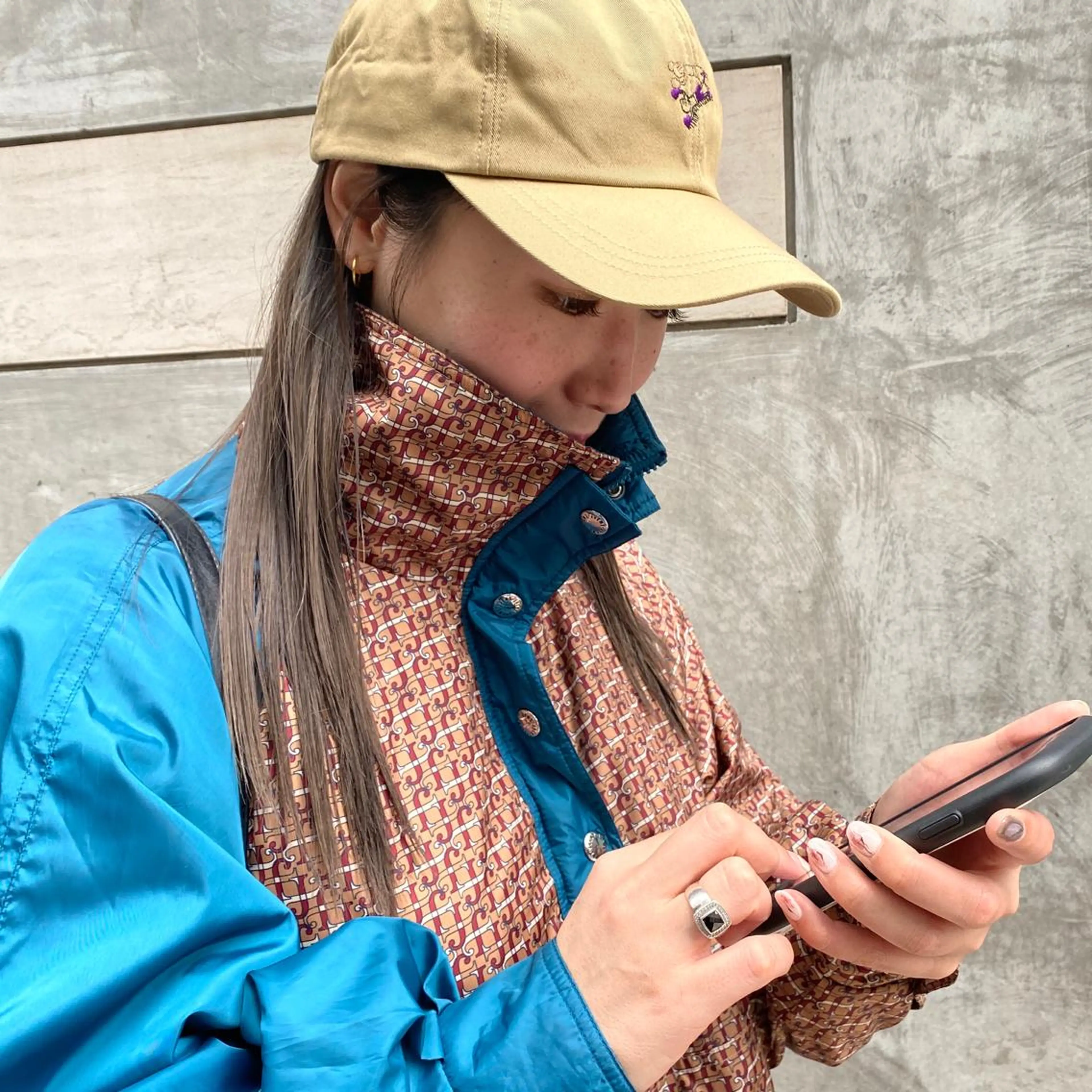 セミロング カラー 当日予約大歓迎💗 依田瑞希のヘアスタイル