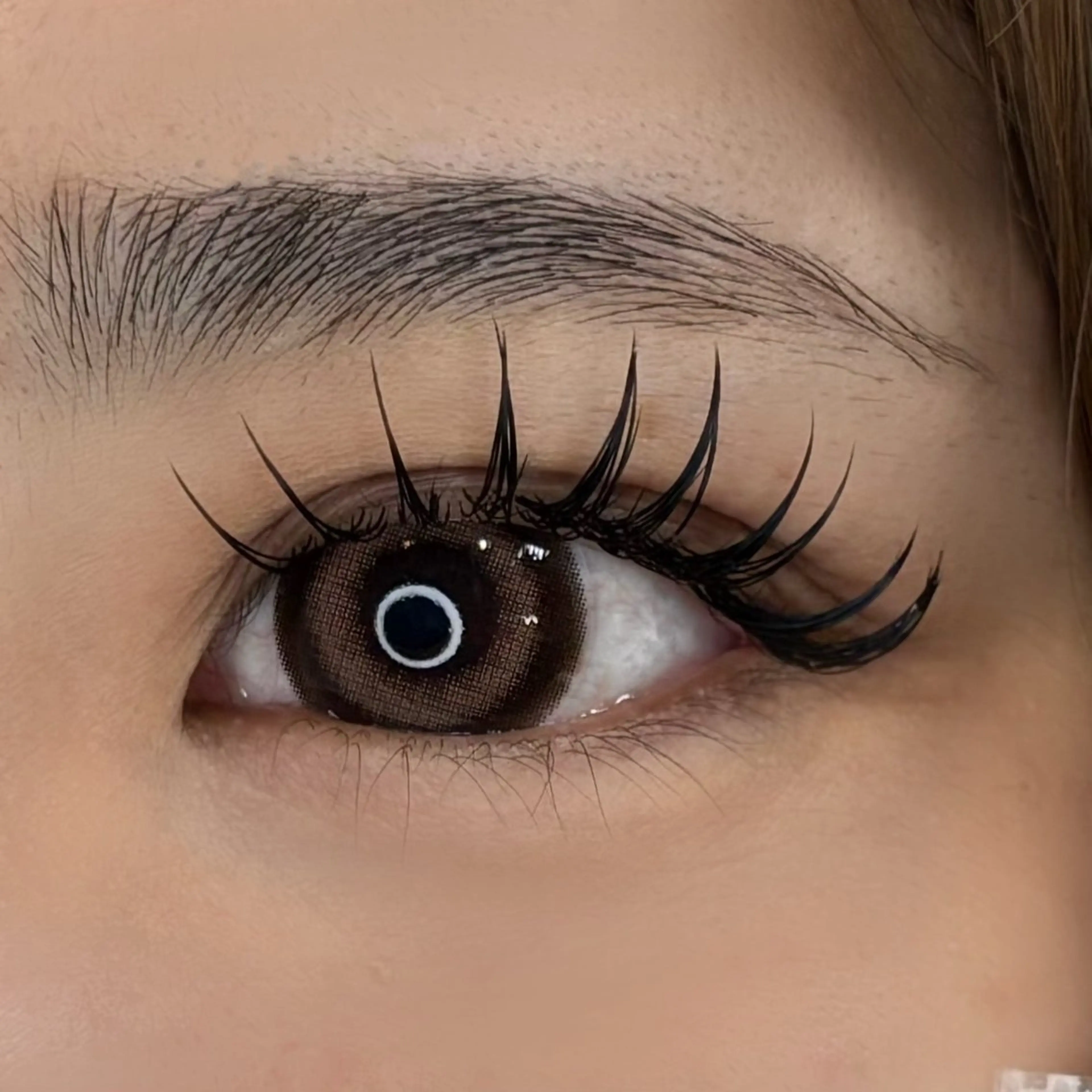 マツエク・マツパ フラットラッシュ Enchante ／ Naoのマツエク・マツパデザイン