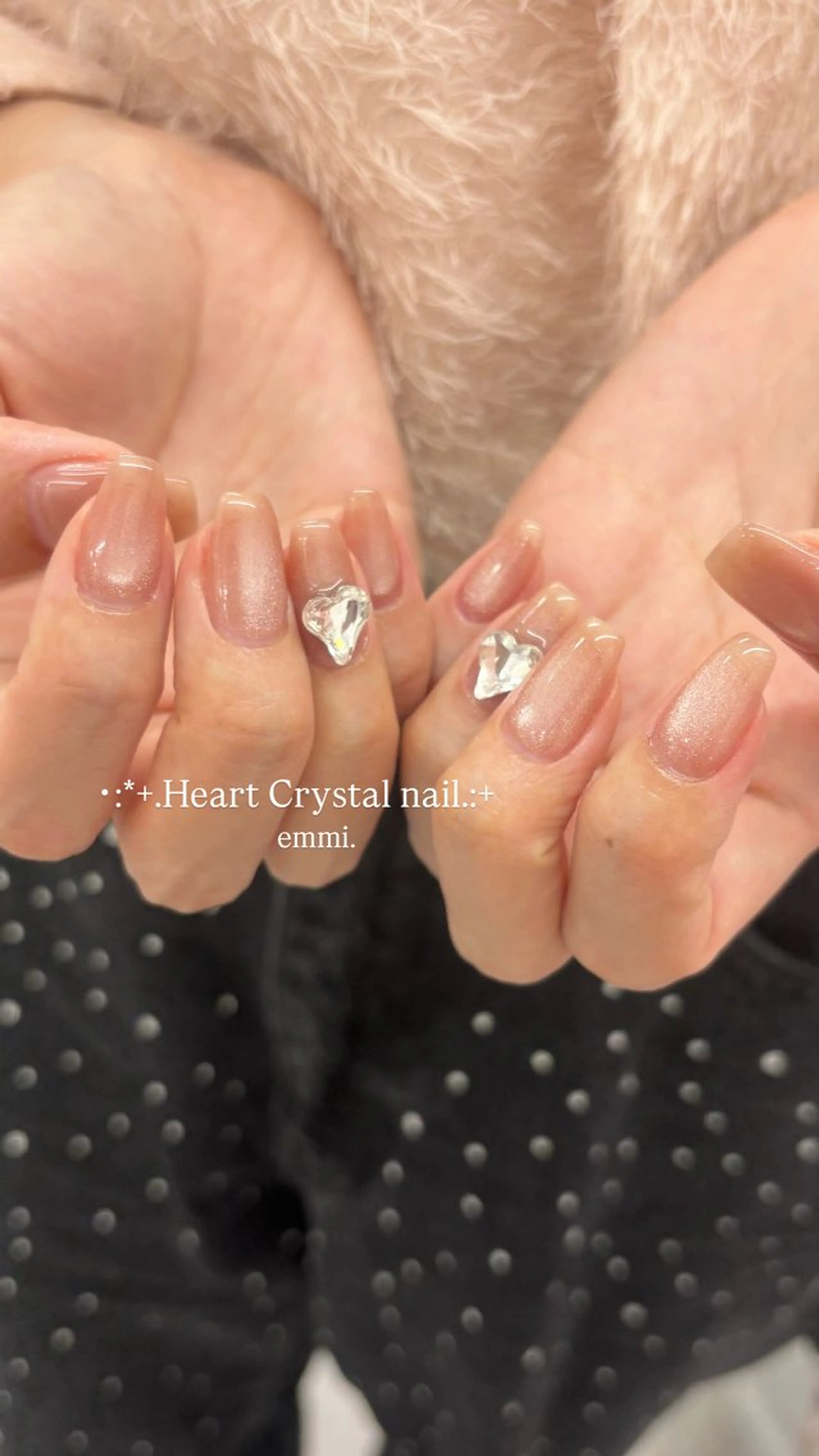 ネイル キラキラネイル マグネットネイル emmi nailのネイルデザイン
