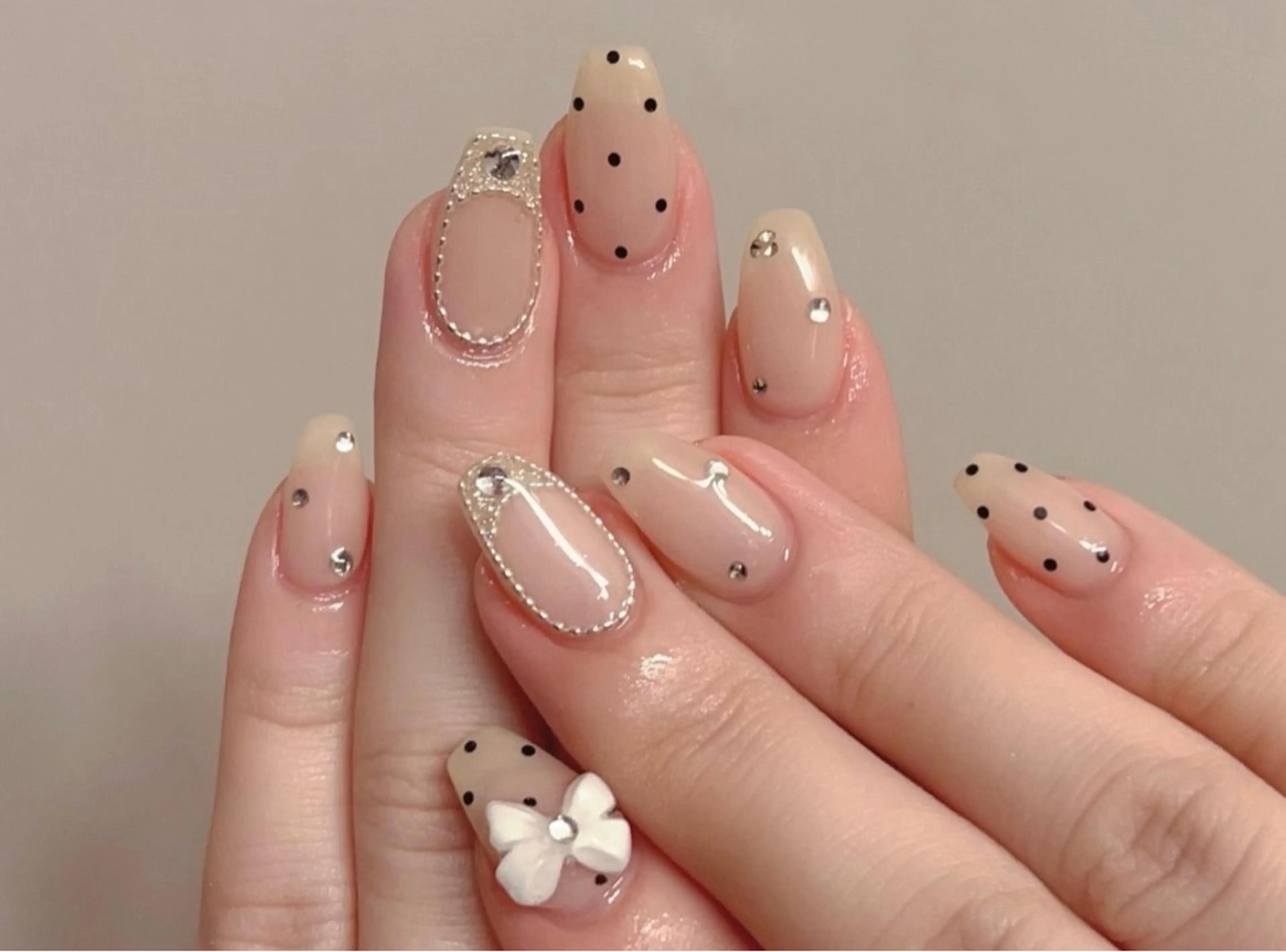 ネイル 韓国ネイル 持ち込み ニュアンスネイル ネイルチップ ハンドネイル TABI ANA.CHUOのネイルデザイン