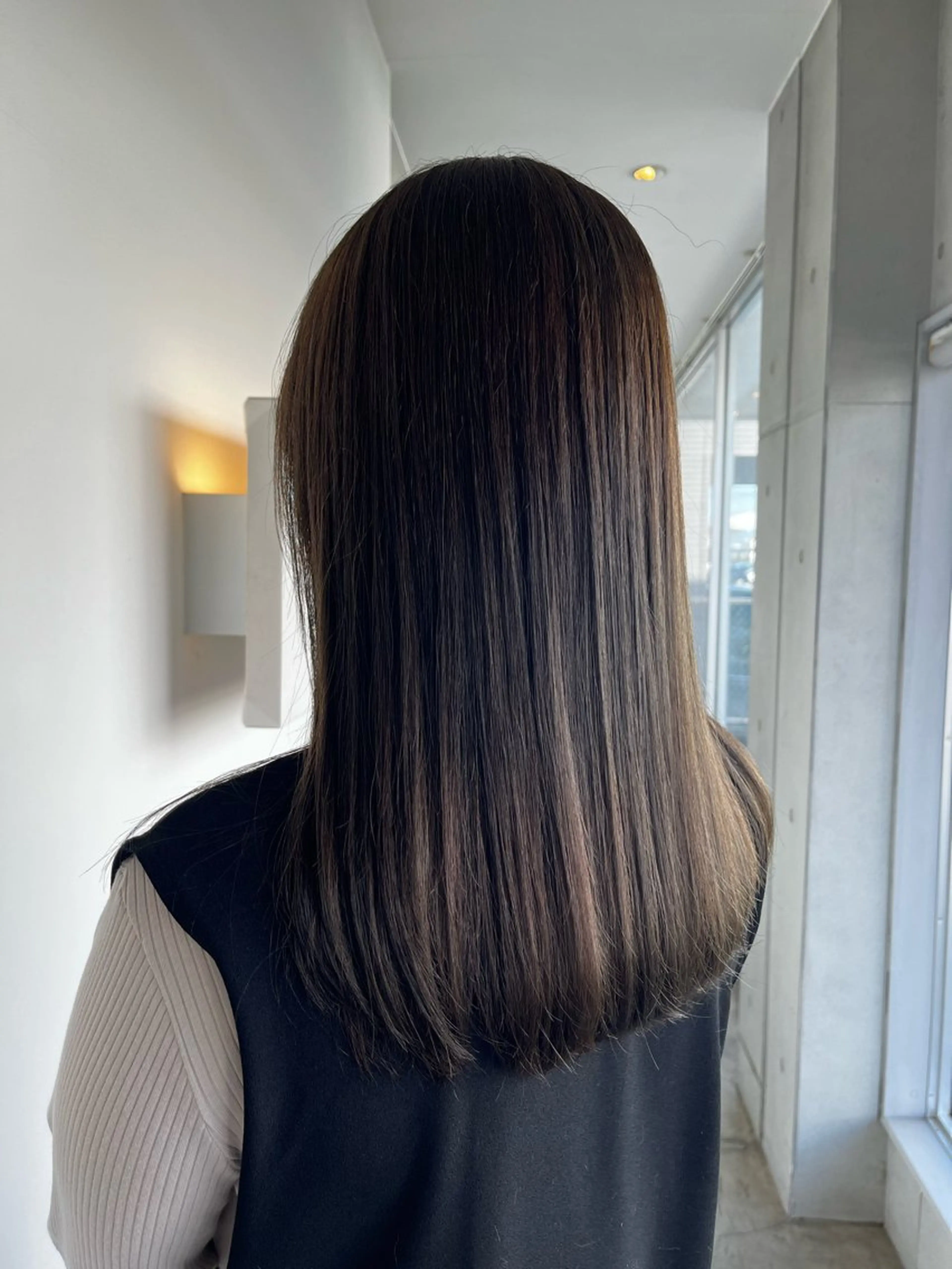 ◾️ミニモ限定　カット+ヘアカラー+髪質改善オージュアトリートメントの写真