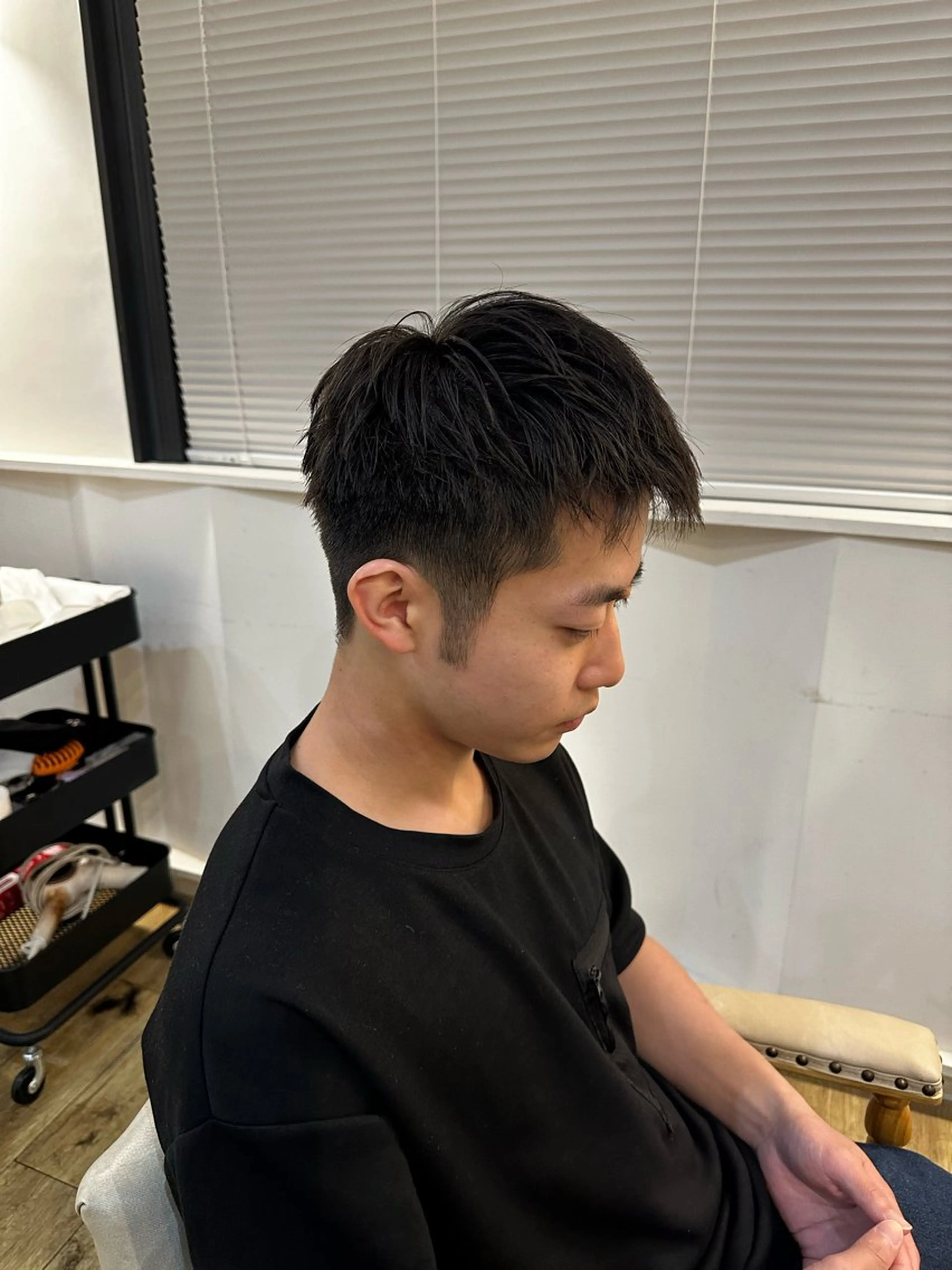 メンズ ツヤ感/透明感カラー /蟹江/harunaのヘアスタイル