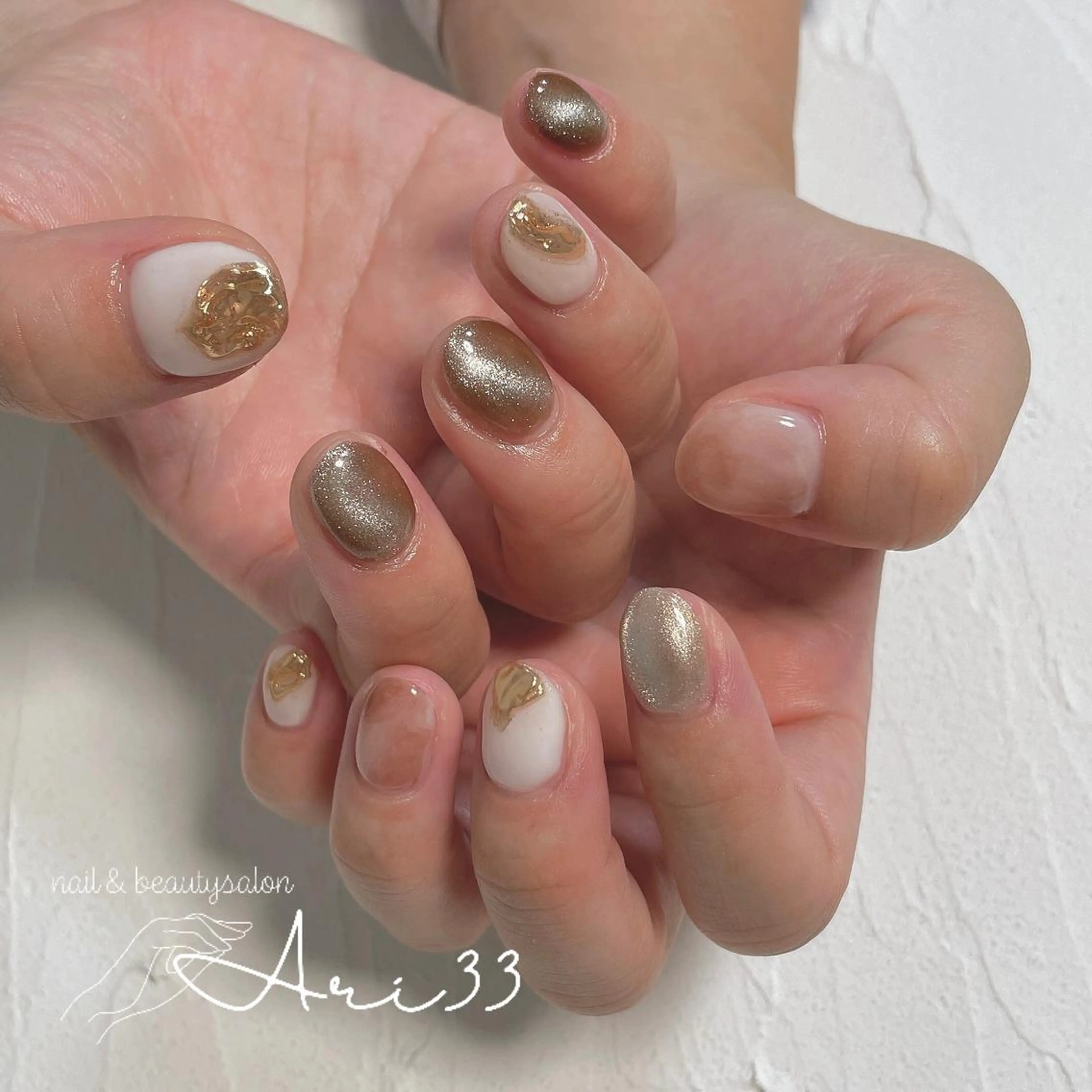 ネイル ハンドネイル プライベートサロン Ari33nailのネイルデザイン