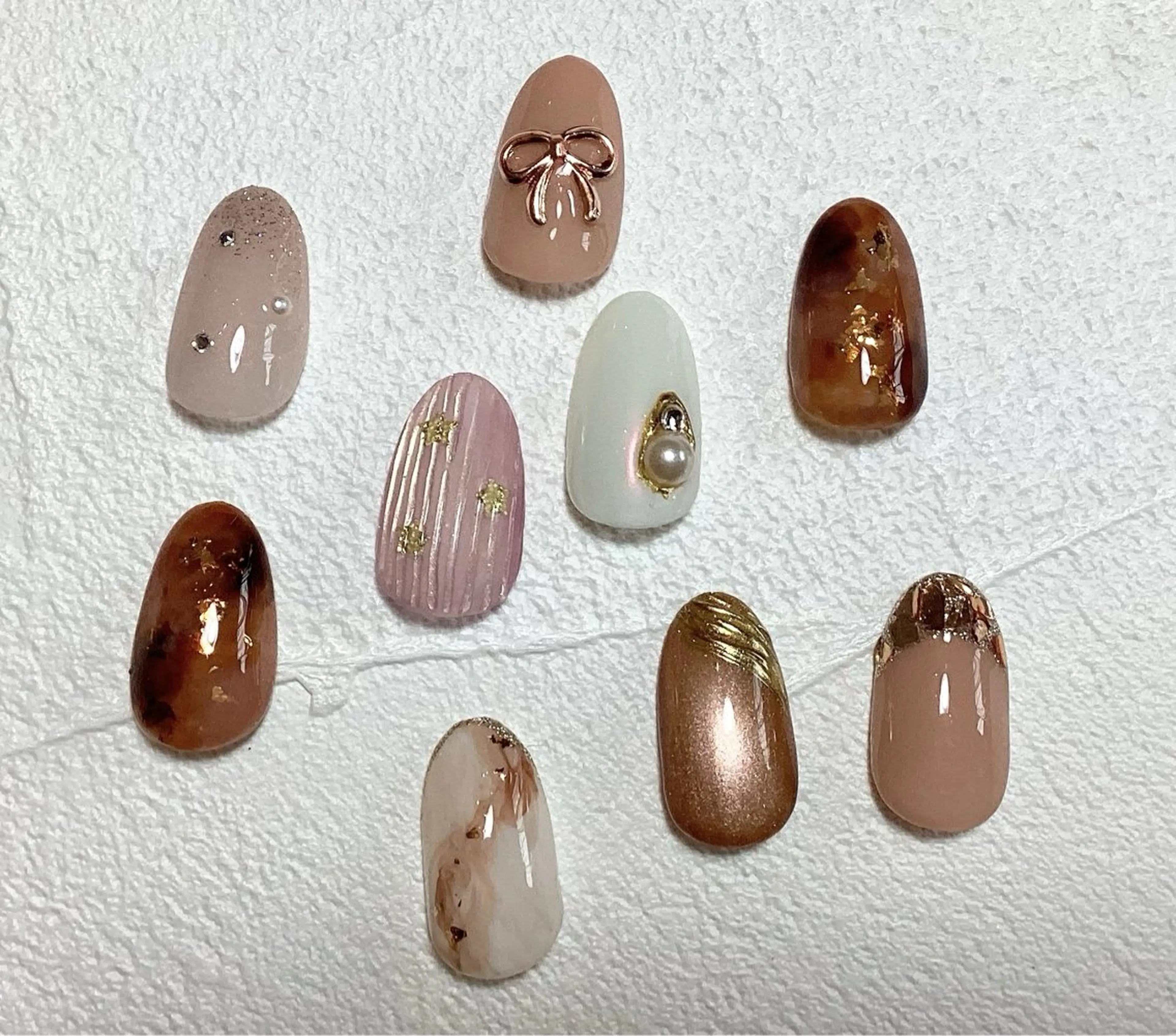 ネイル シンプルネイル ハンドネイル Éva nail MARIのネイルデザイン