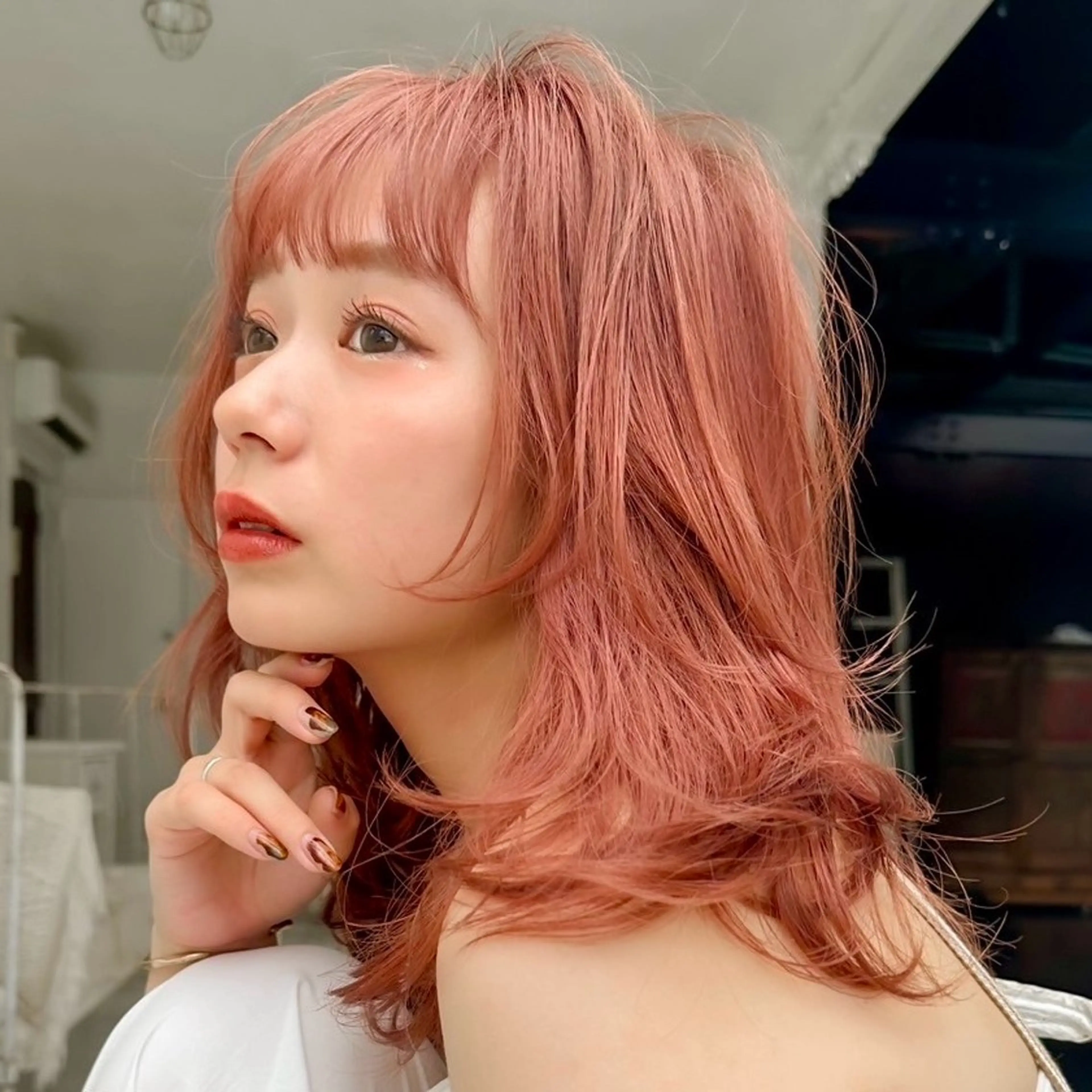 セミロング レイヤー/艶カラー /パーマ💚千琴のヘアスタイル