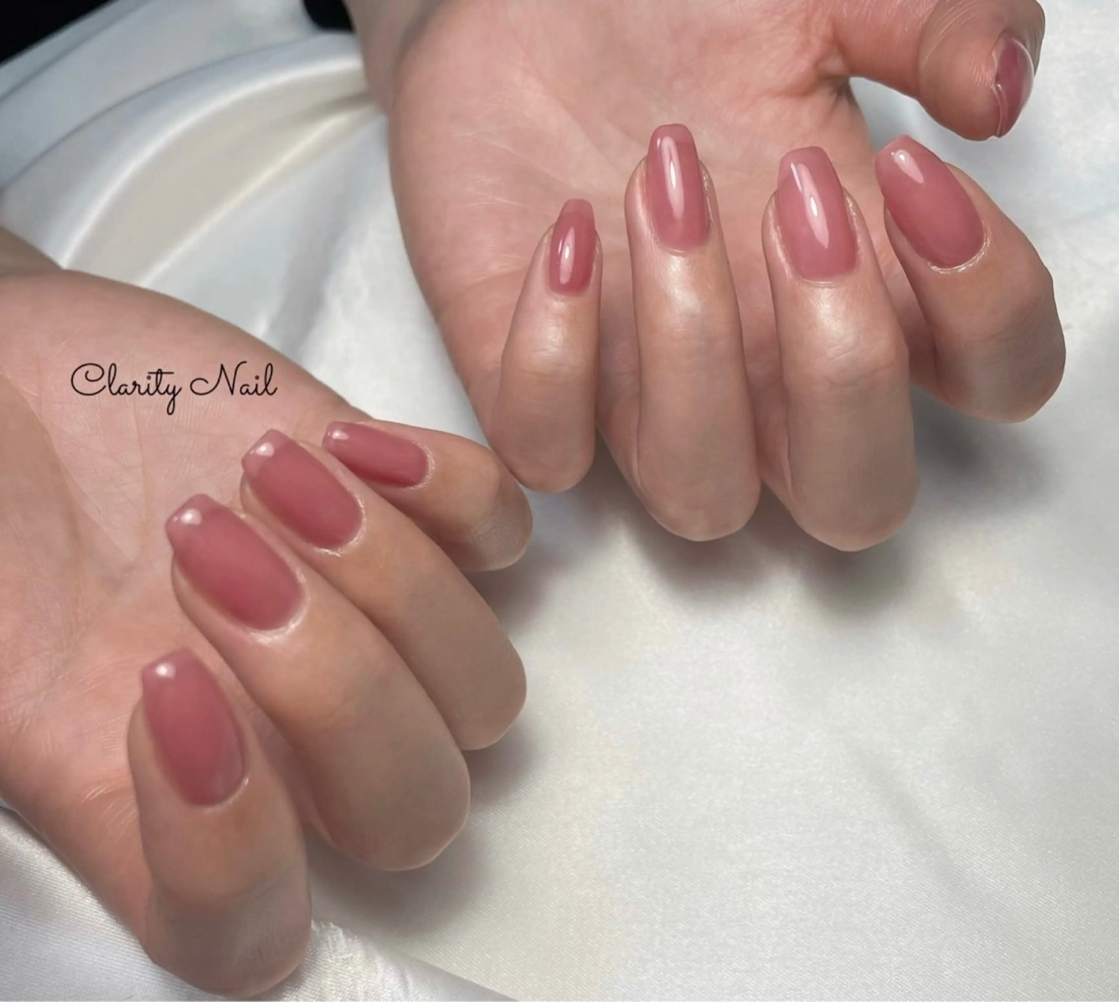 ネイル ワンカラーネイル ハンドネイル Clarity Nailのネイルデザイン