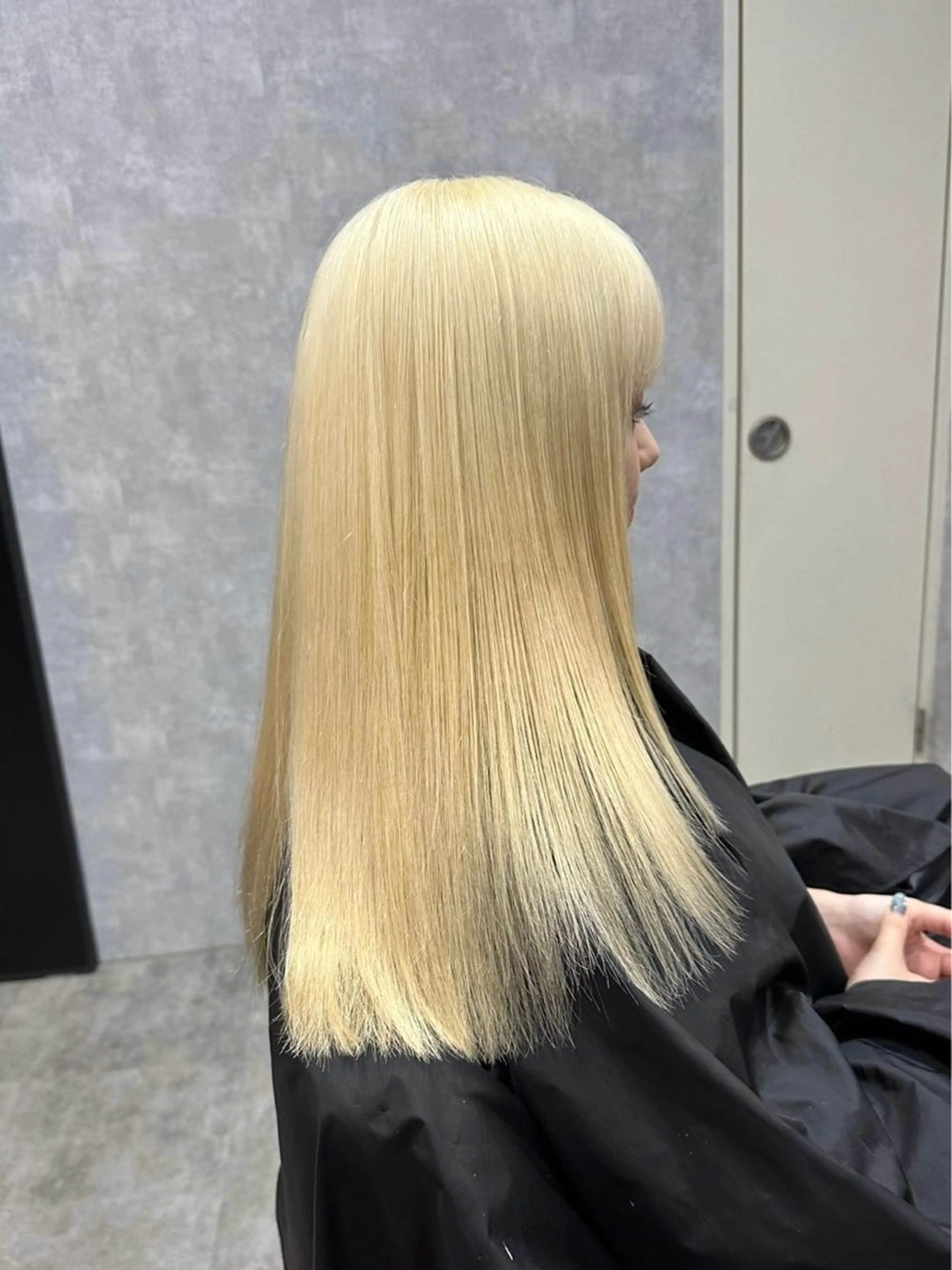 ロング カラー バレイヤージュ ベージュカラー ブリーチ ケアブリーチ 透明感カラー ヘアカラー 【C'LD】 Mimoのヘアスタイル