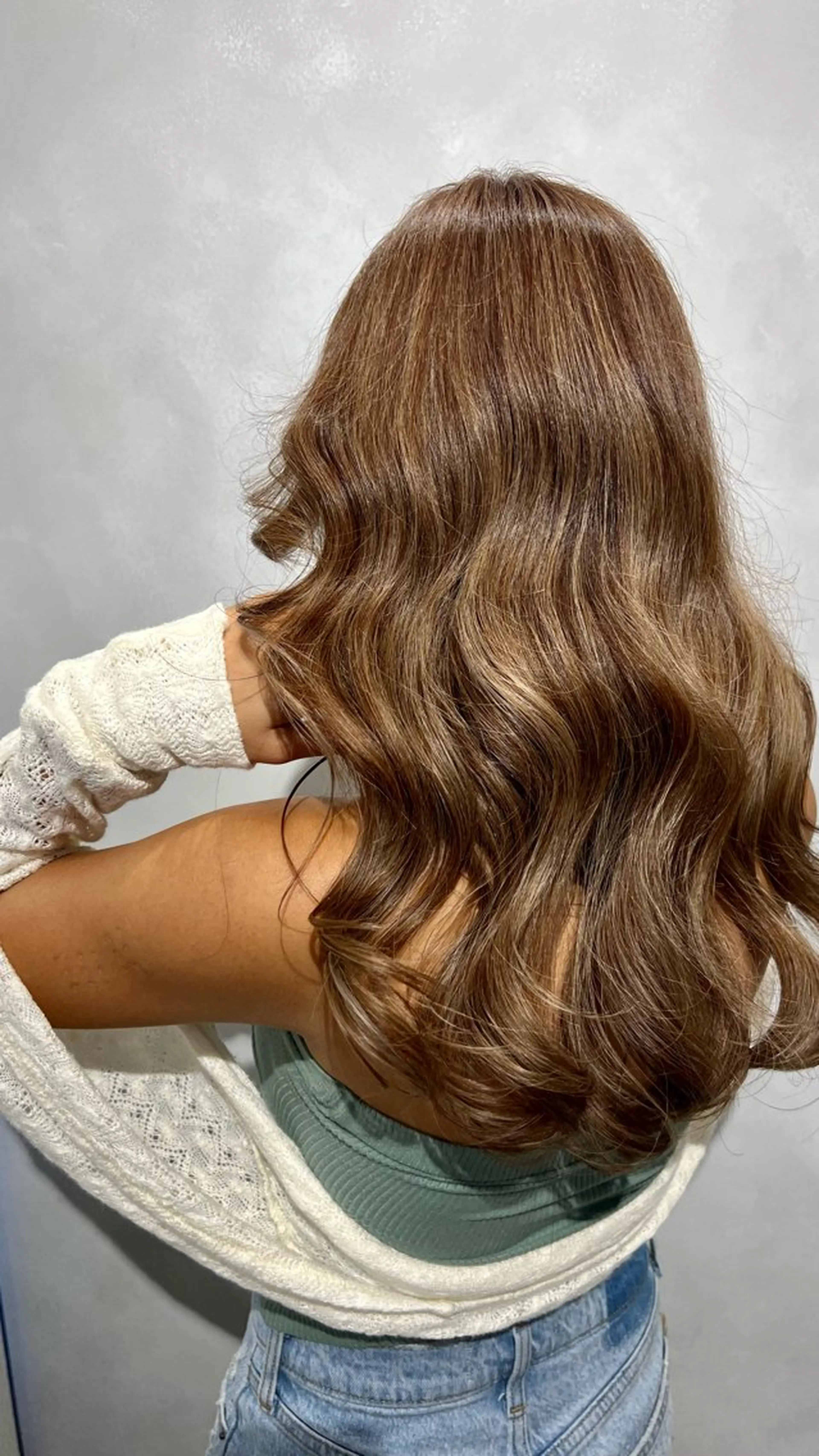 ロング カラー ヘアカラー トリートメント 髪質改善/縮毛矯正 レイヤー/松川匠のヘアスタイル